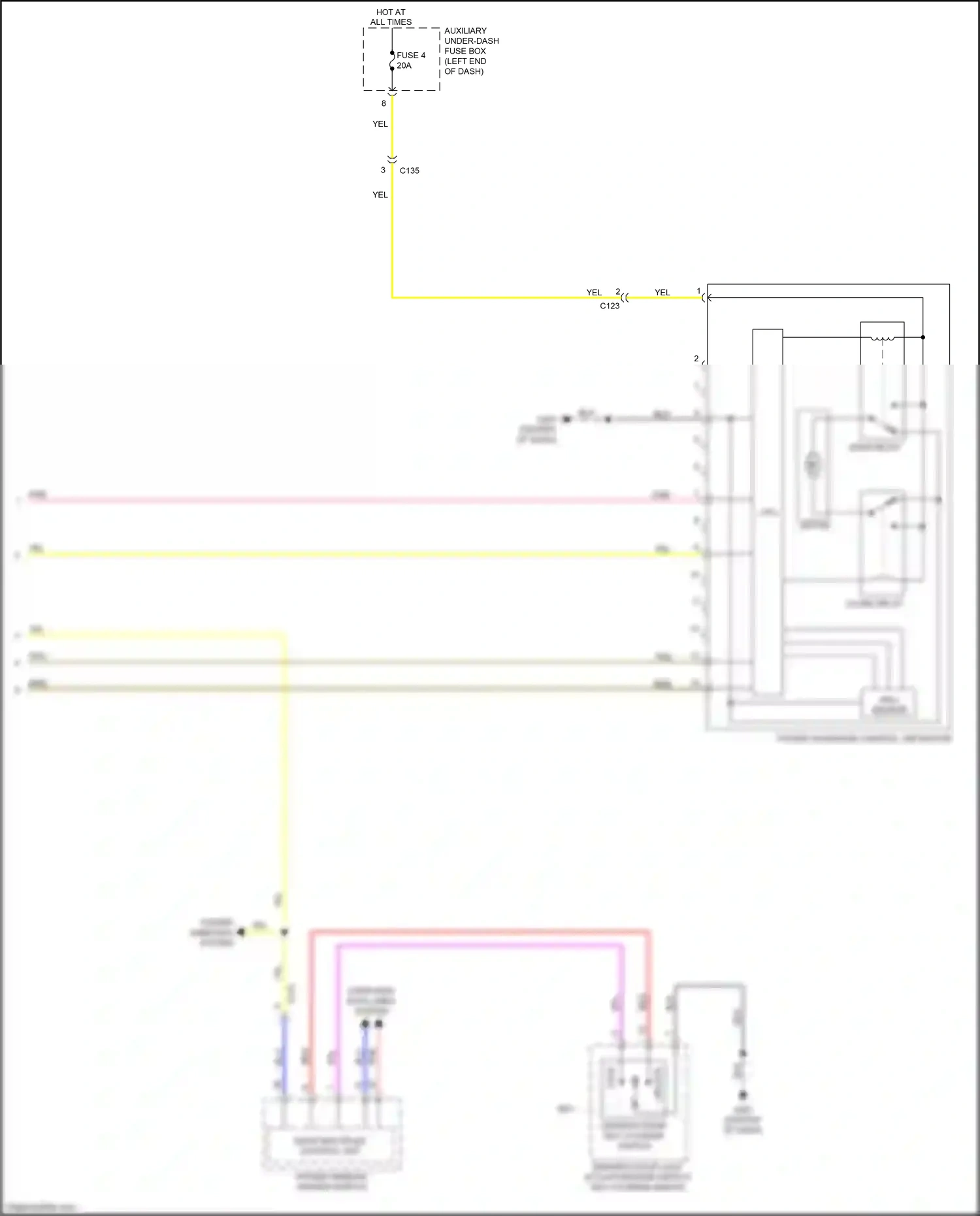 Wiring diagram computer data lines system for Honda CR-V V (2016-2022) (62 of 82)