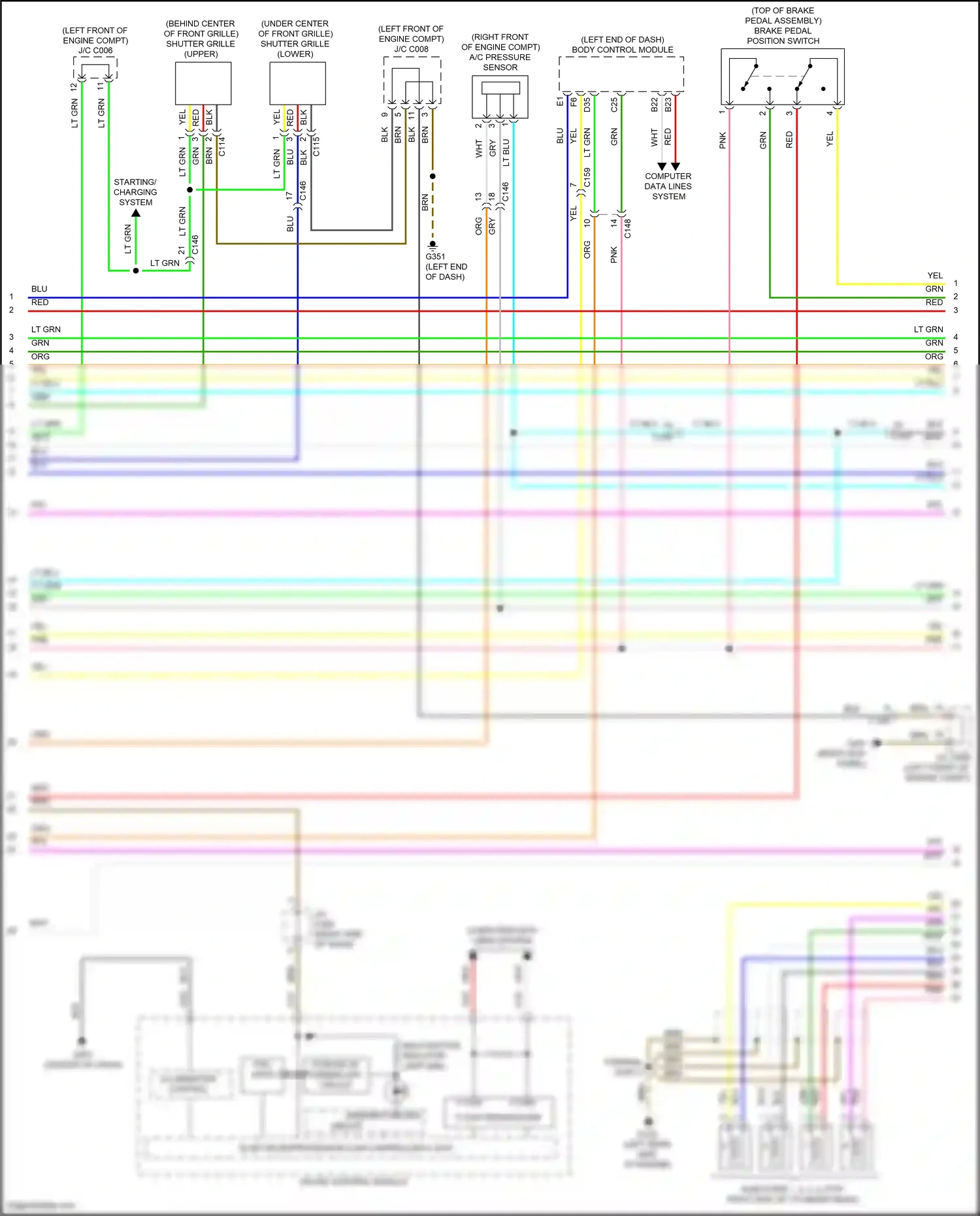 Wiring diagram computer data lines system for Honda CR-V V (2016-2022) (77 of 82)