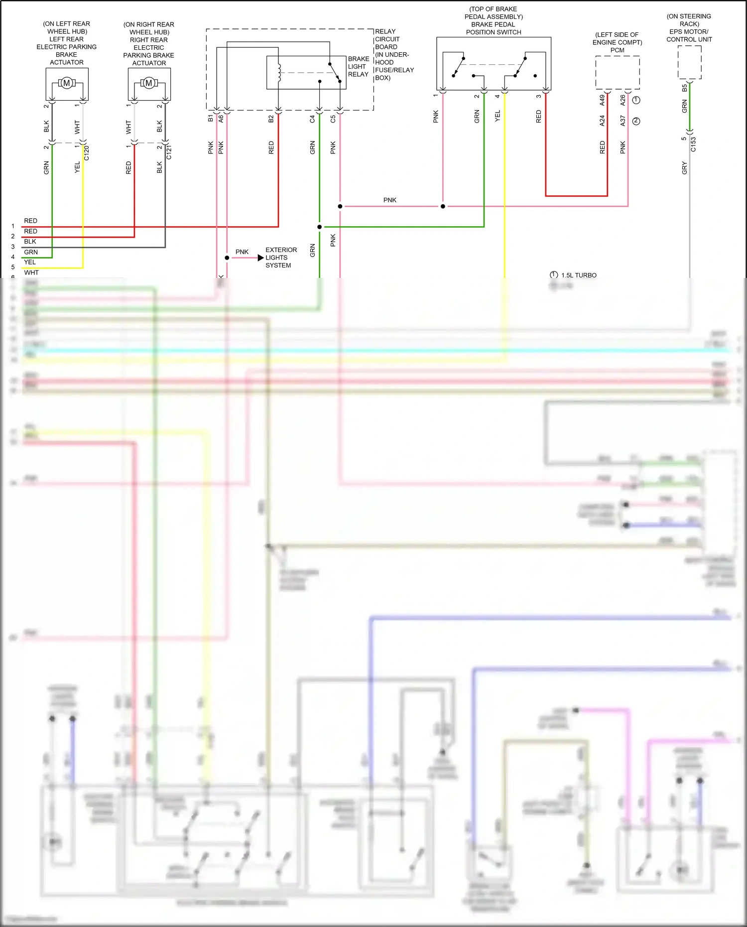 Wiring diagram computer data lines system for Honda CR-V V (2016-2022) (12 of 82)