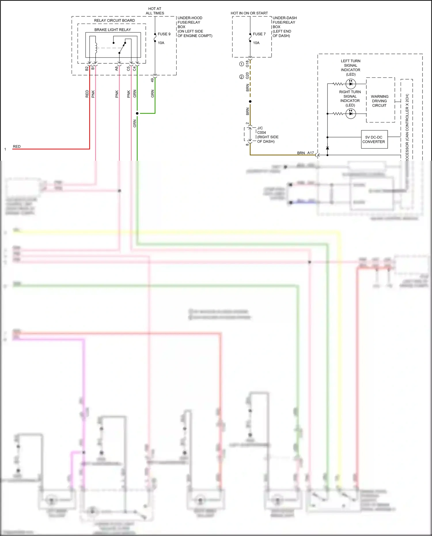 Wiring diagram gauge control module for Honda CR-V V (2016-2022) (22 of 43)