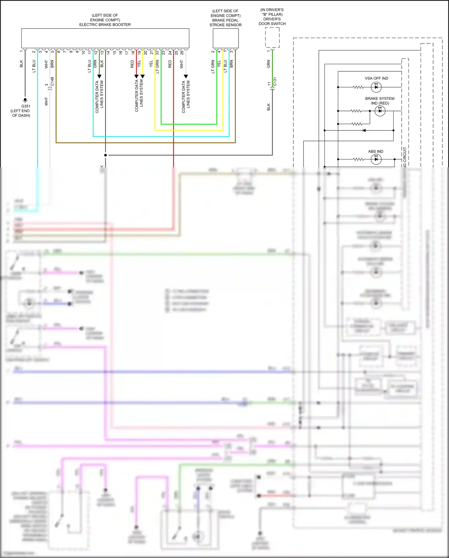 Wiring diagram gauge control module for Honda CR-V V (2016-2022) (1 of 43)