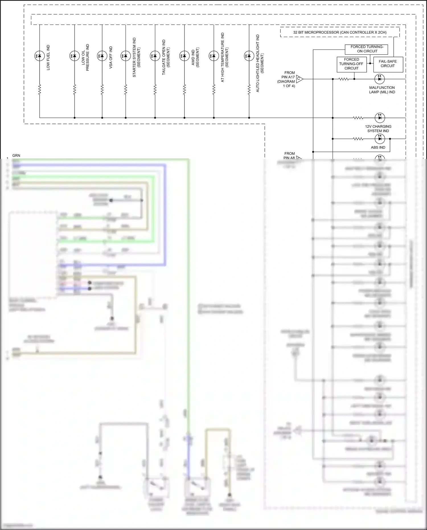 Wiring diagram gauge control module for Honda CR-V V (2016-2022) (16 of 43)