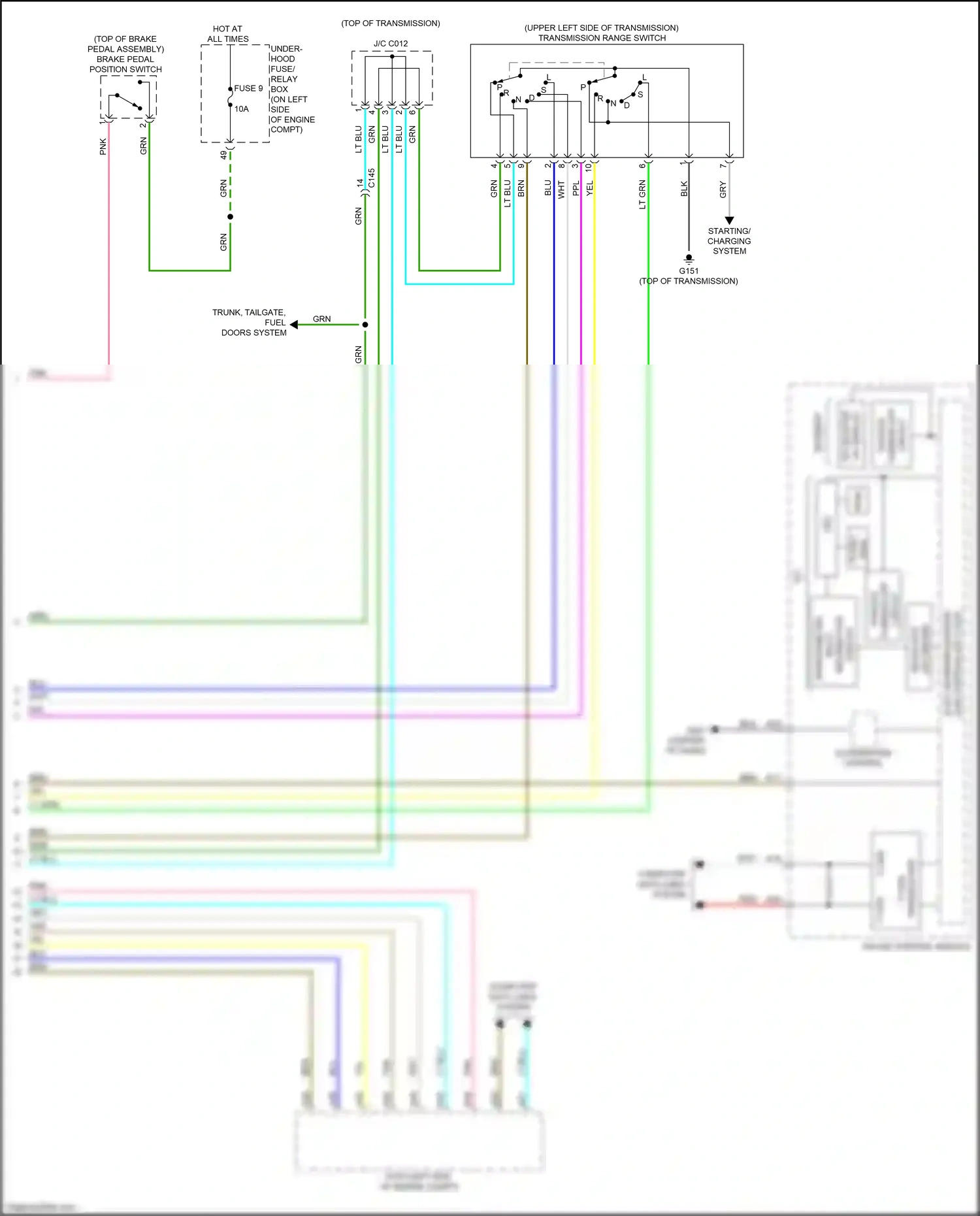 Wiring diagram multi- for Honda CR-V V (2016-2022) (1 of 2)
