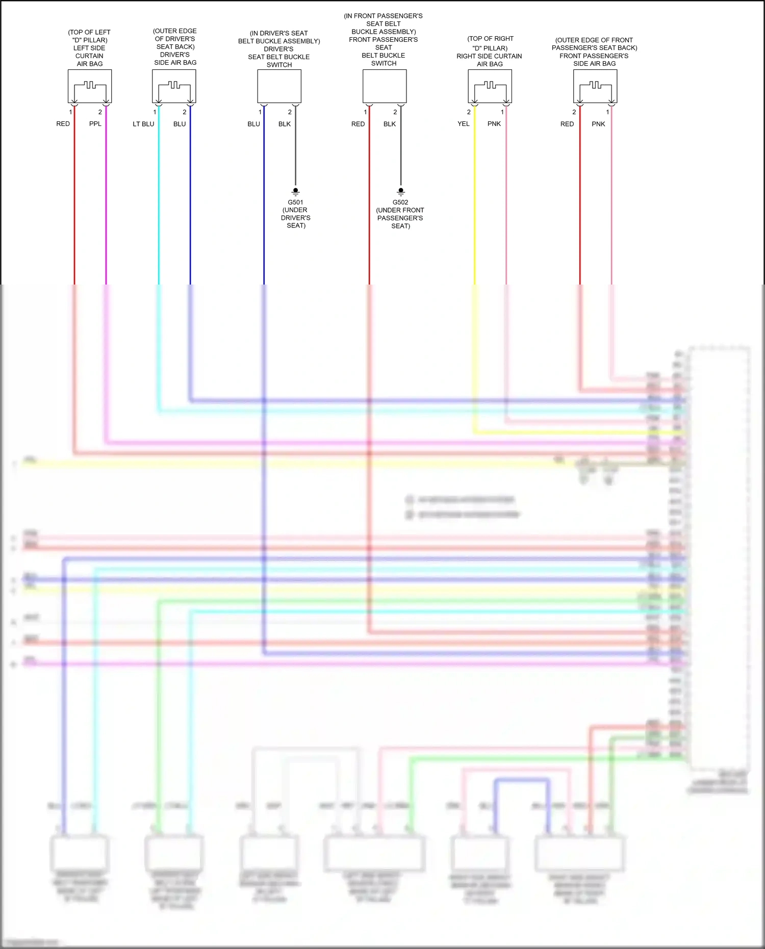 Wiring diagram w/ keyless access system for Honda CR-V V (2016-2022) (9 of 16)
