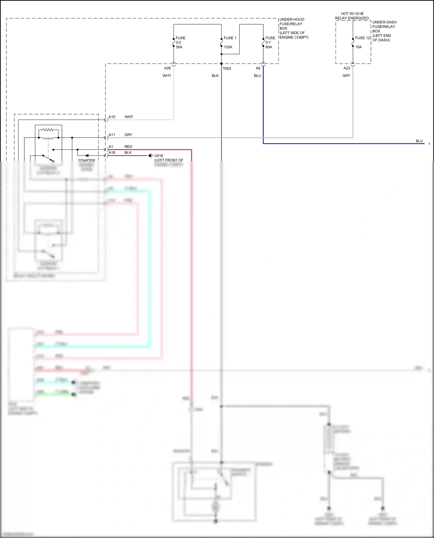 Wiring diagram 12 volt battery sensor for Honda CR-V VI (2022-2024) (8 of 8)