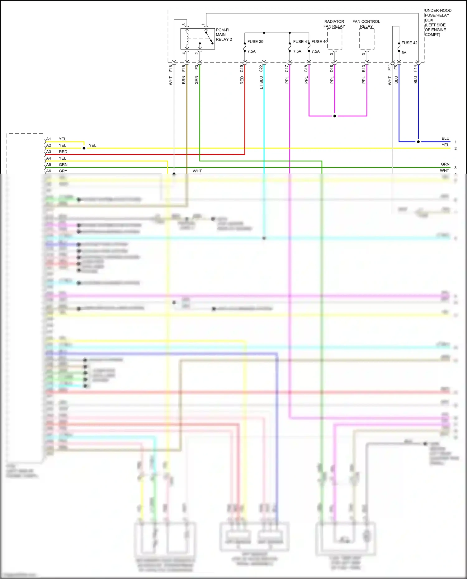 Wiring diagram app sensor a for Honda CR-V VI (2022-2024) (7 of 7)