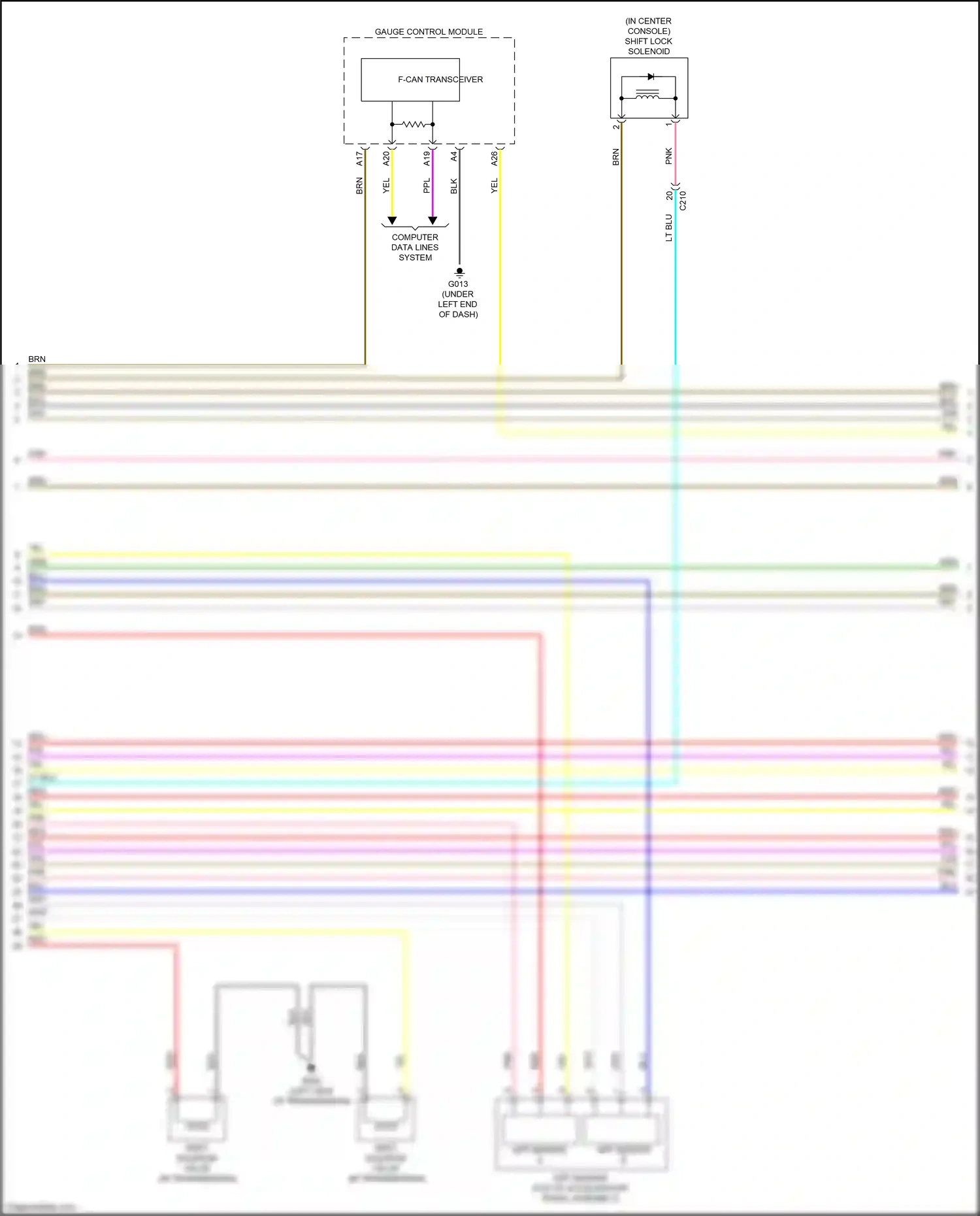 Wiring diagram app sensor a for Honda CR-V VI (2022-2024) (2 of 7)