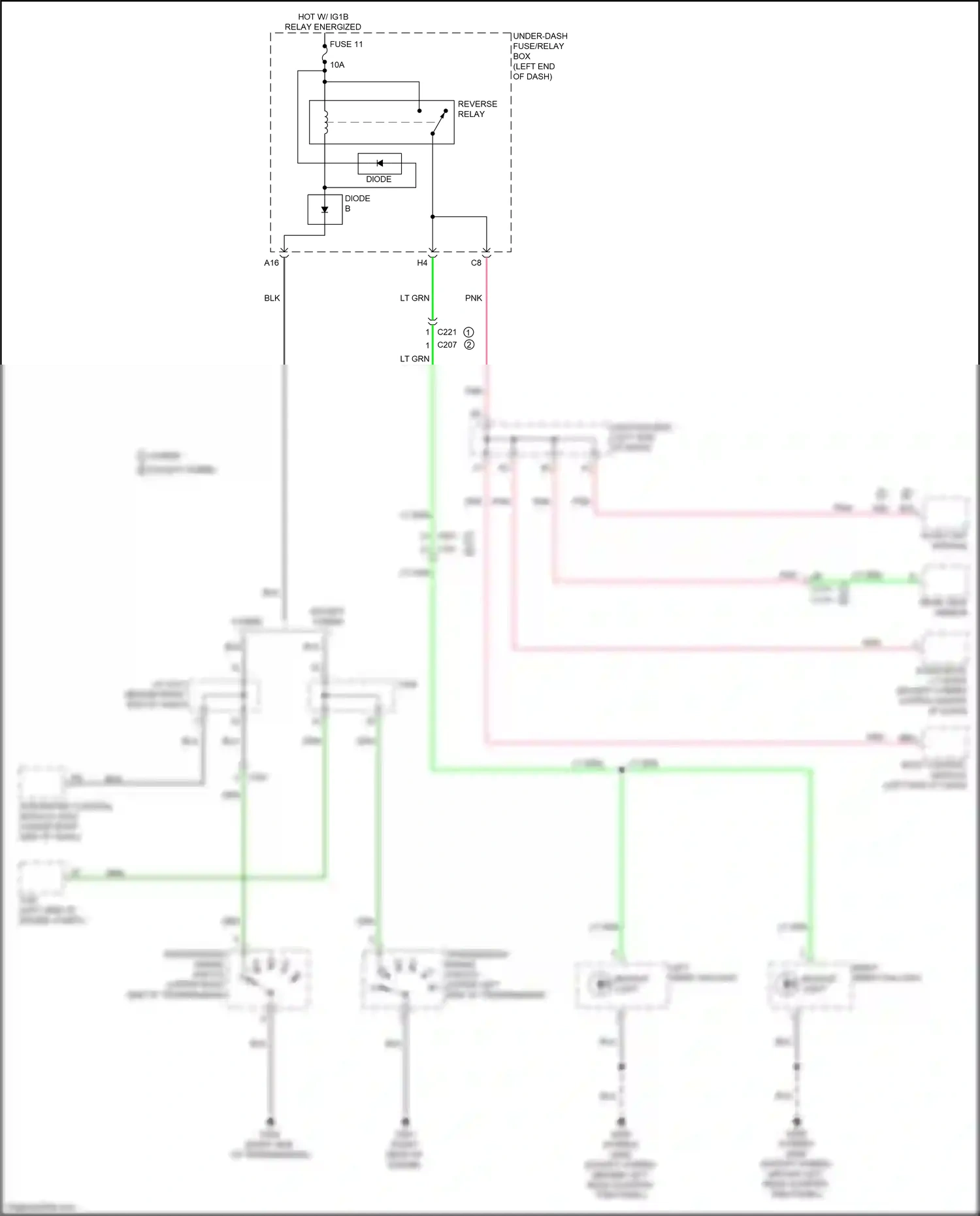 Wiring diagram audio unit module for Honda CR-V VI (2022-2024) (1 of 1)
