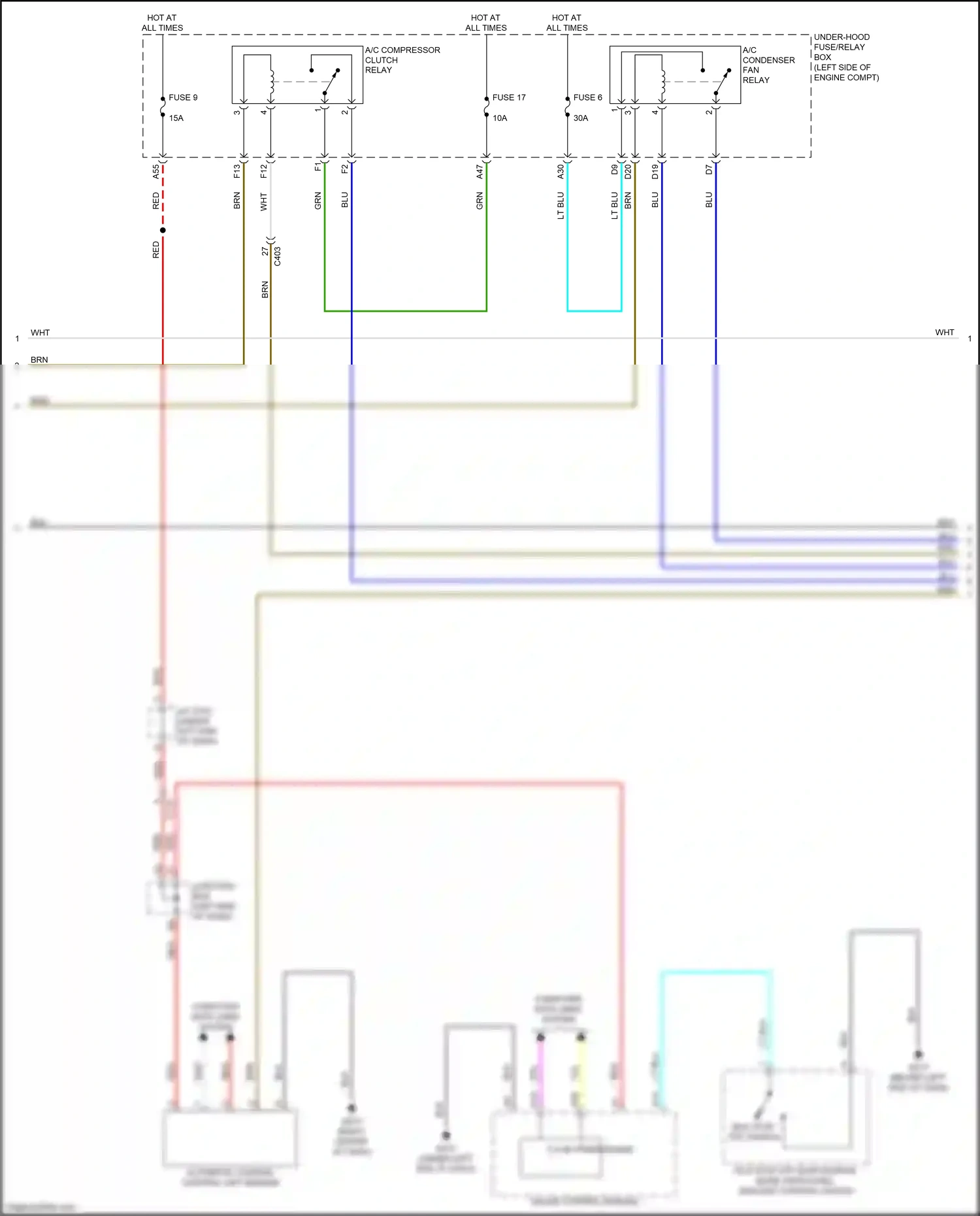 Wiring diagram automatic lighting control unit-sensor for Honda CR-V VI (2022-2024) (1 of 10)