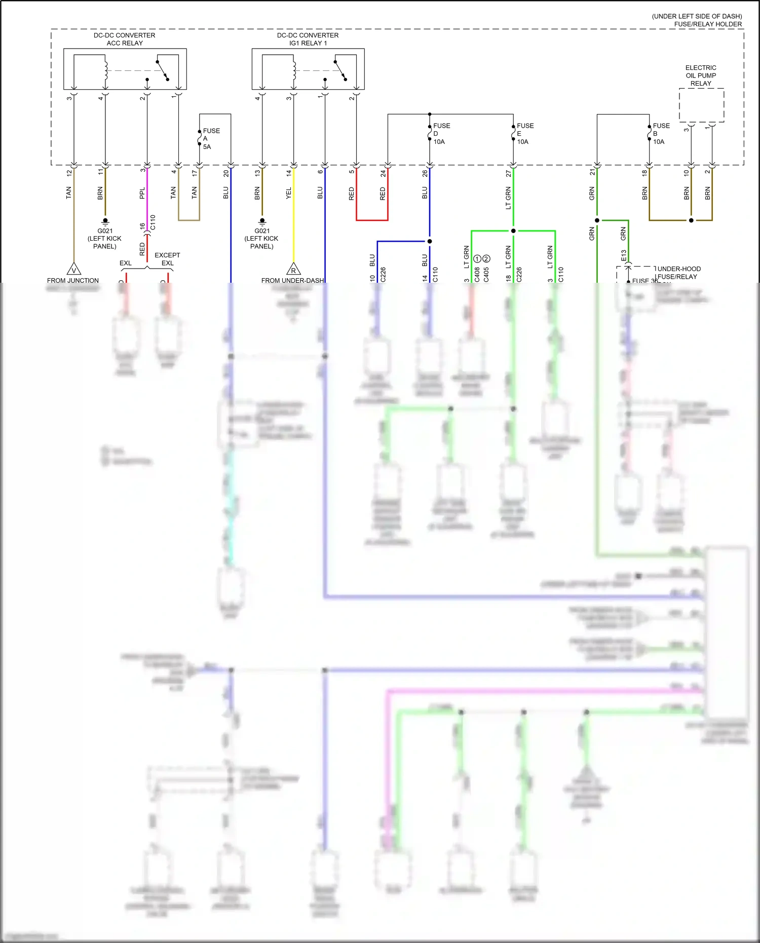 Wiring diagram climate control switch for Honda CR-V VI (2022-2024) (9 of 10)