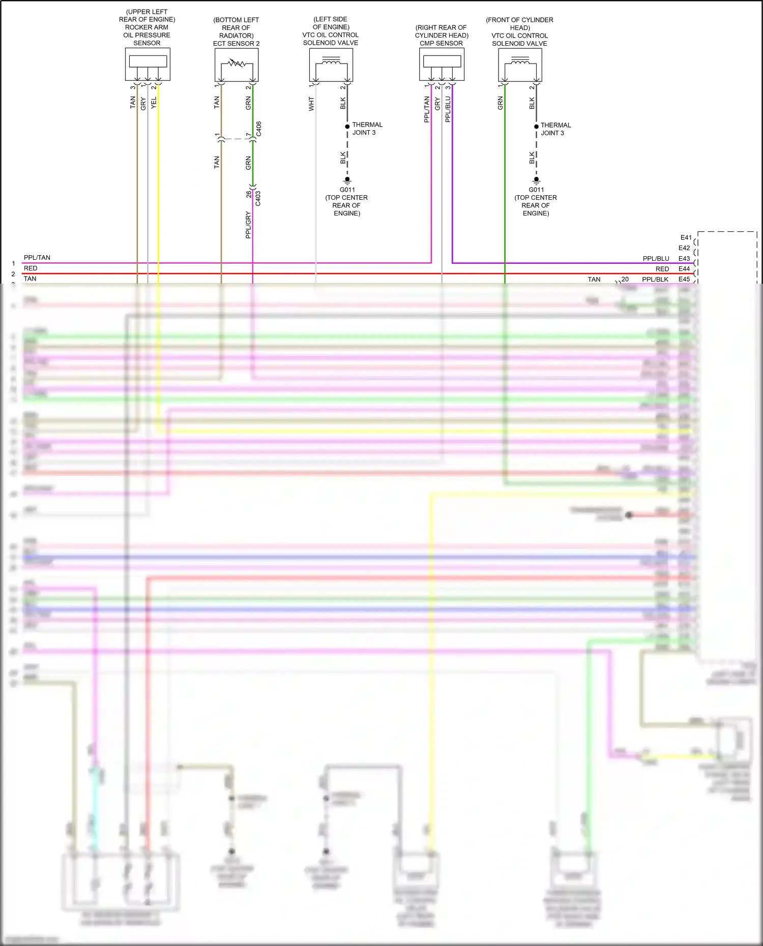 Wiring diagram cmp sensor a for Honda CR-V VI (2022-2024) (1 of 2)