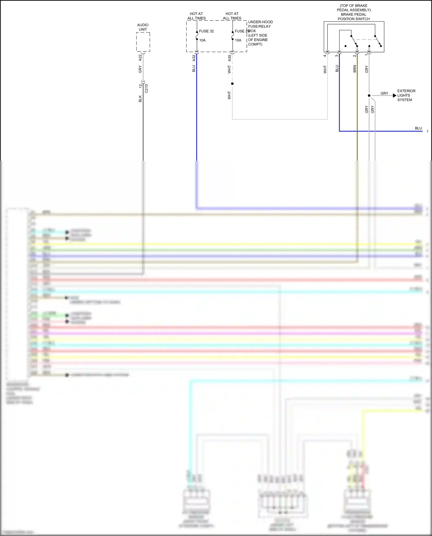 Wiring diagram computer data lines system for Honda CR-V VI (2022-2024) (101 of 112)