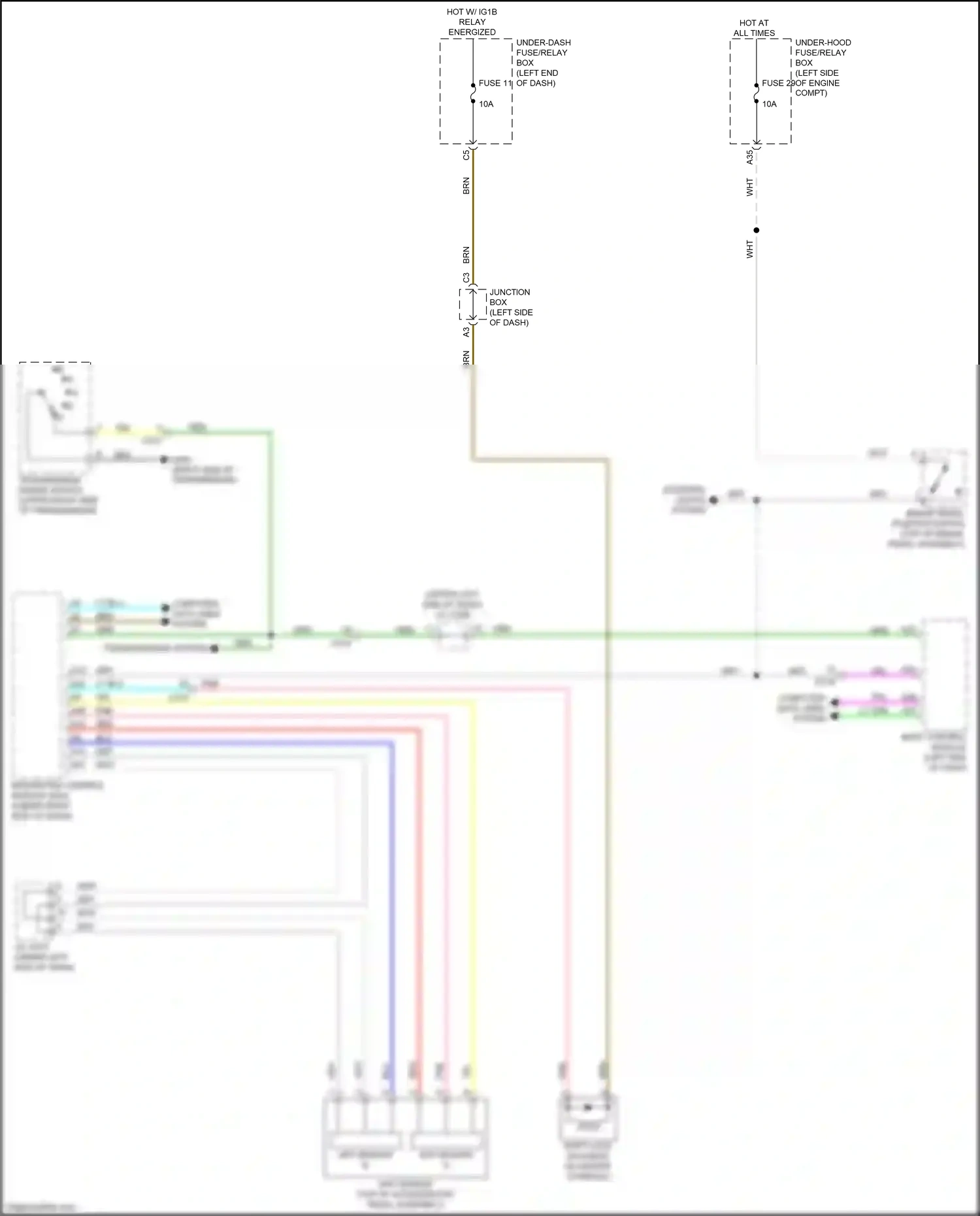 Wiring diagram computer data lines system for Honda CR-V VI (2022-2024) (38 of 112)