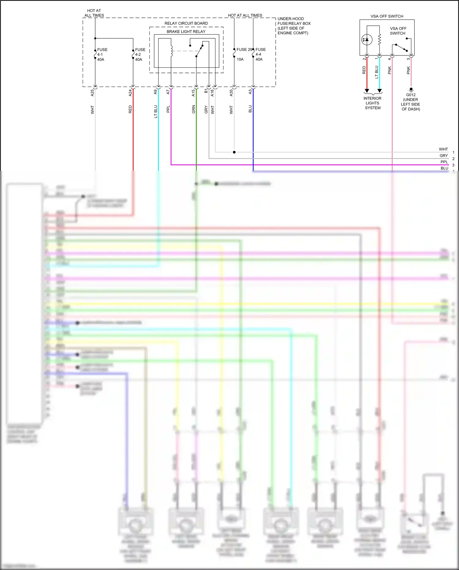 Wiring diagram computer data lines system for Honda CR-V VI (2022-2024) (21 of 112)