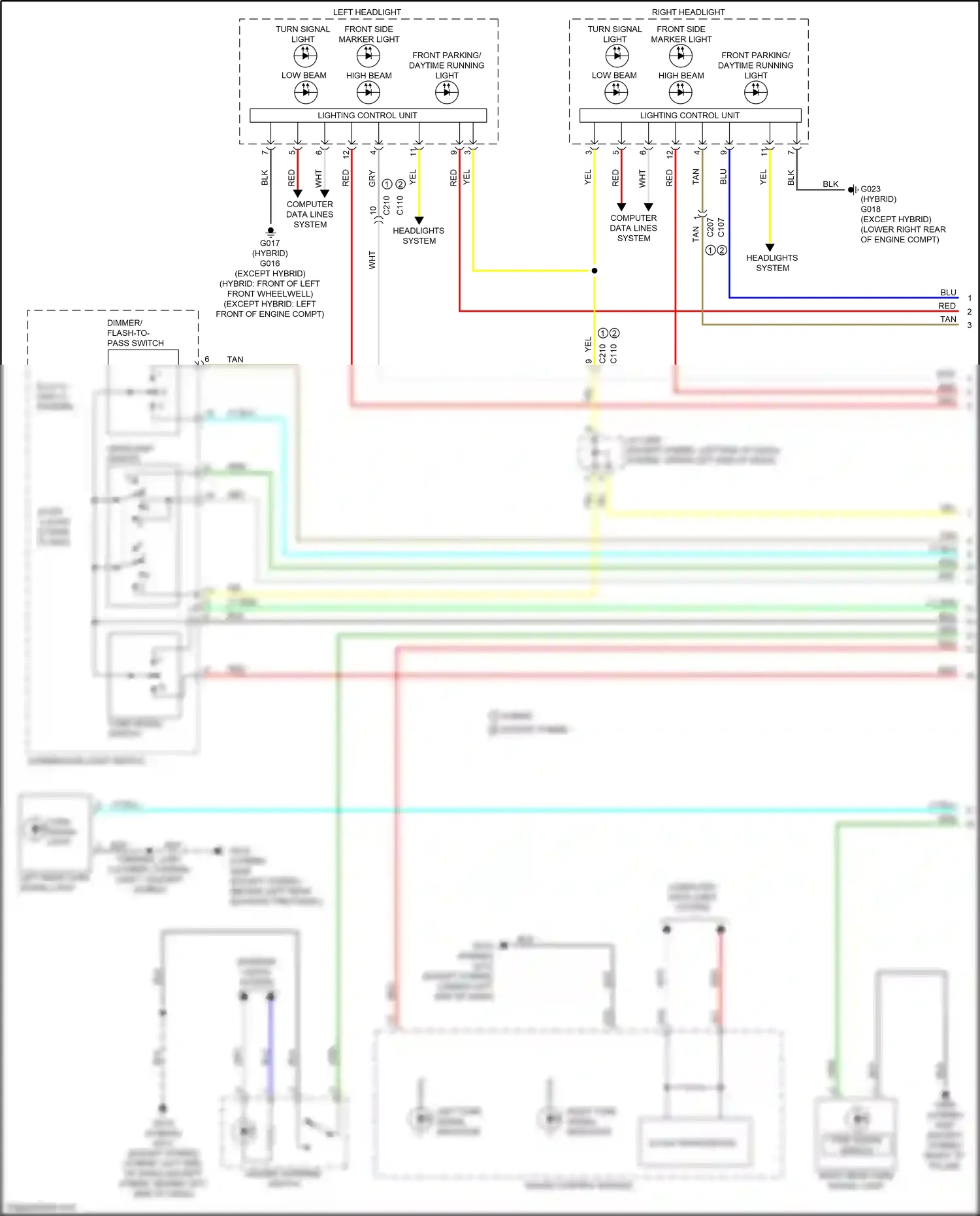 Wiring diagram computer data lines system for Honda CR-V VI (2022-2024) (42 of 112)