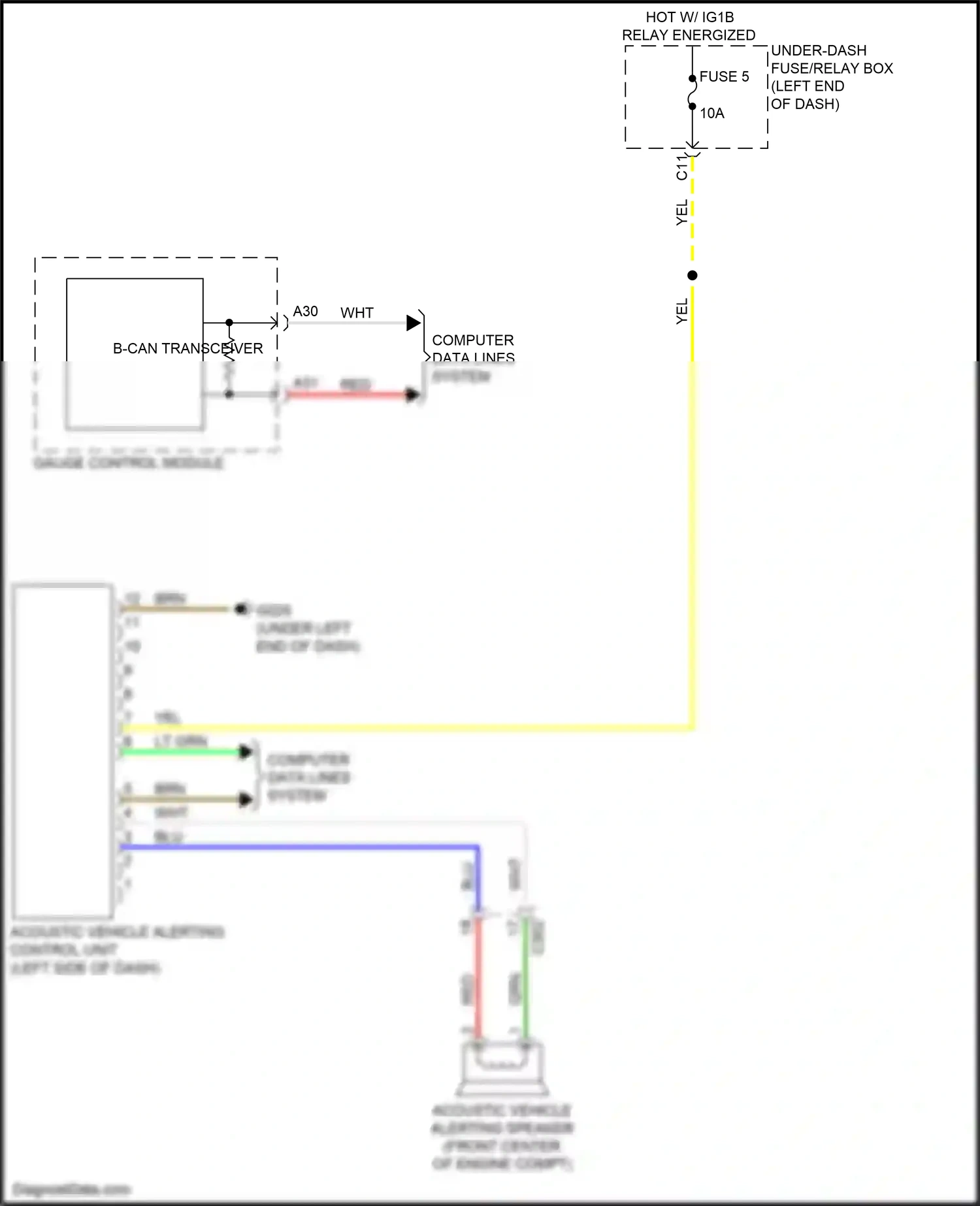 Wiring diagram computer data lines system for Honda CR-V VI (2022-2024) (41 of 112)
