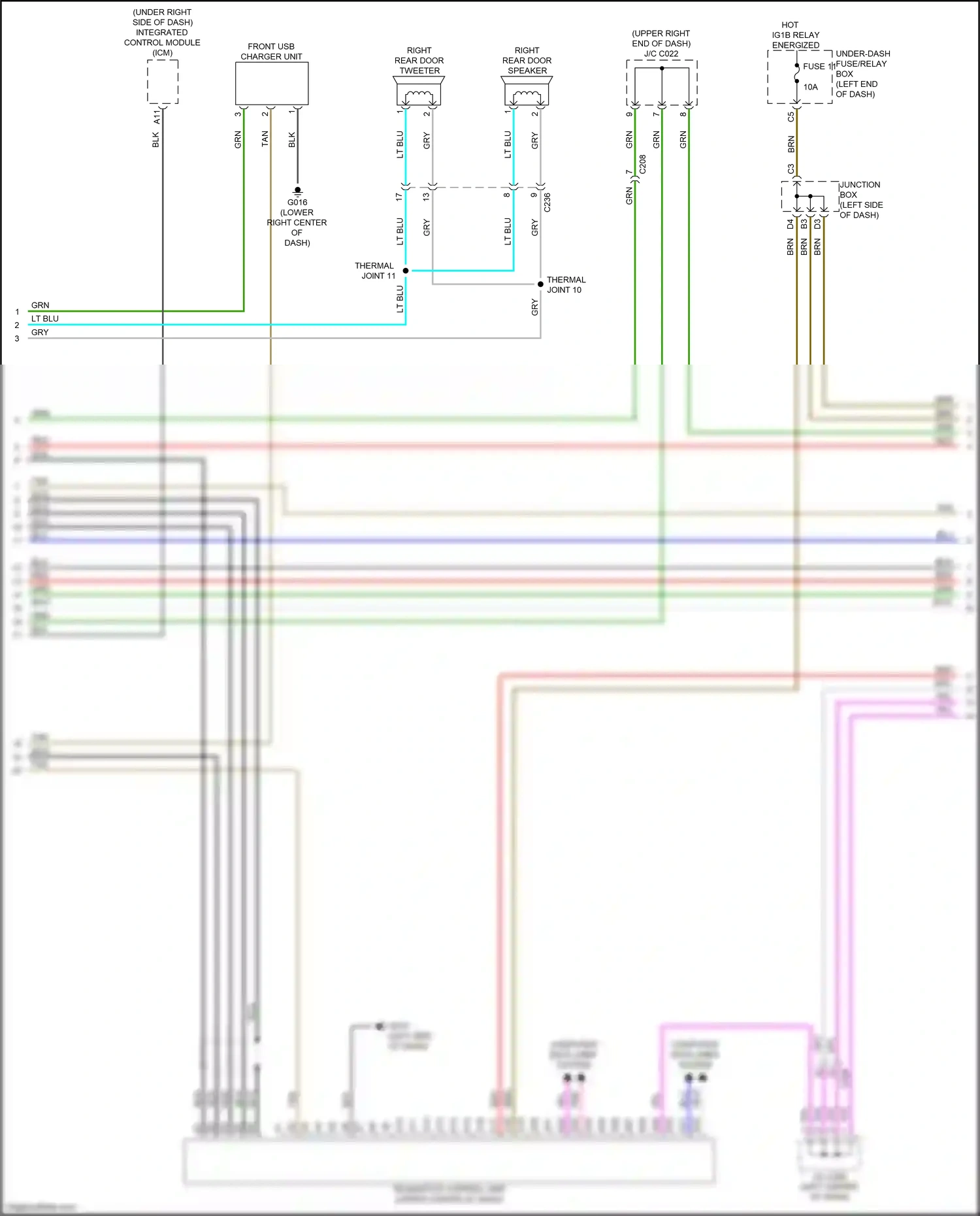 Wiring diagram computer data lines system for Honda CR-V VI (2022-2024) (12 of 112)