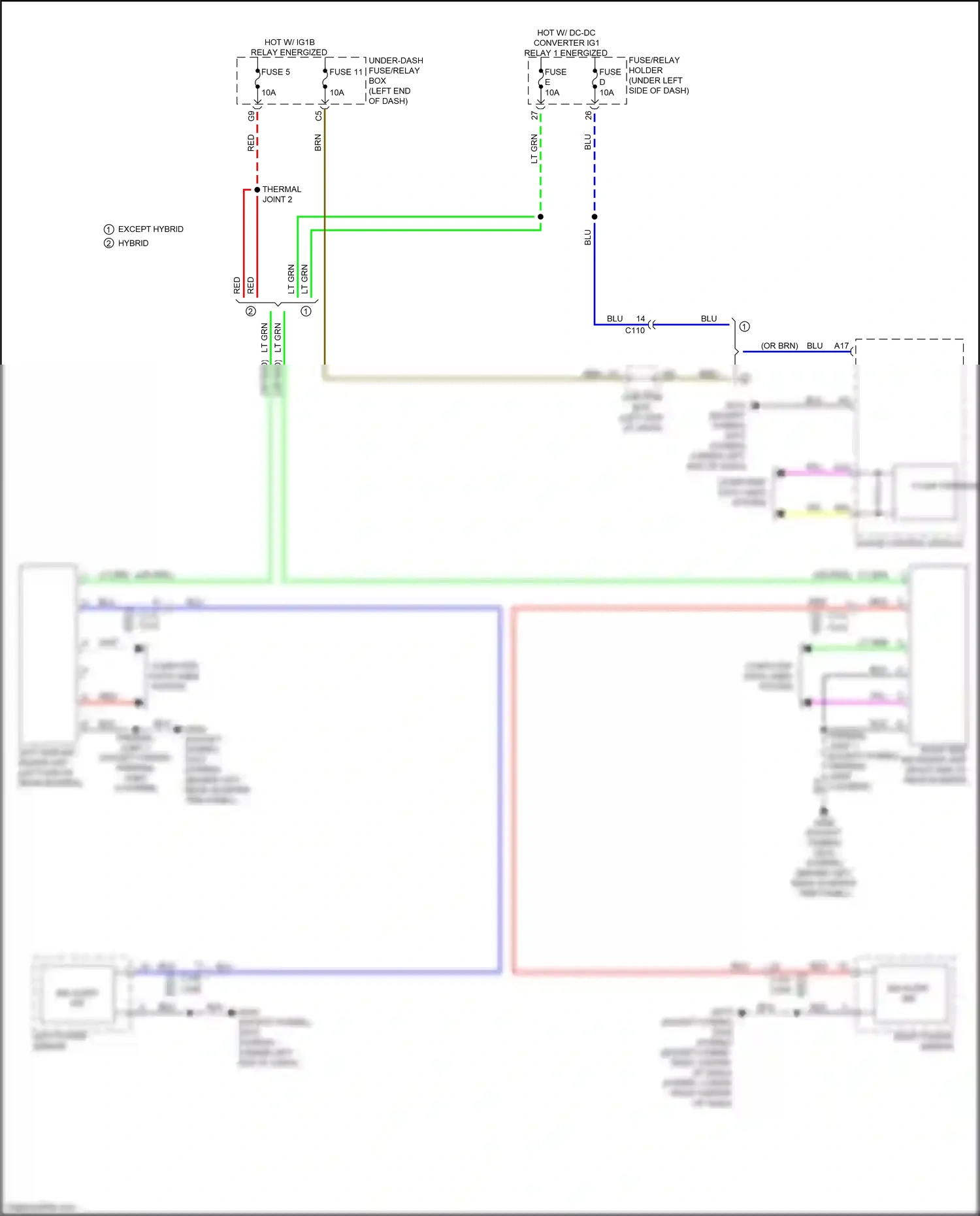 Wiring diagram computer data lines system for Honda CR-V VI (2022-2024) (62 of 112)