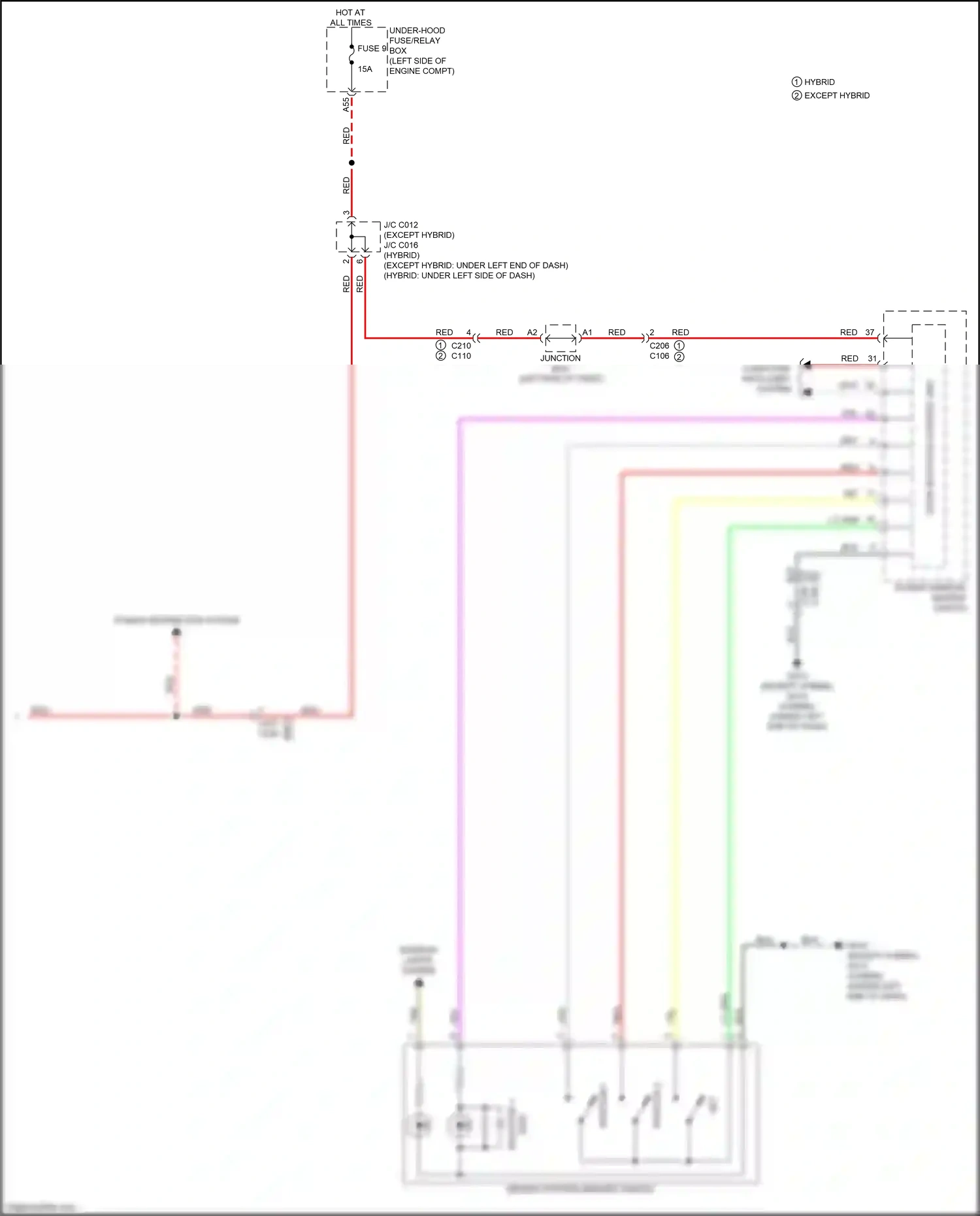 Wiring diagram computer data lines system for Honda CR-V VI (2022-2024) (88 of 112)