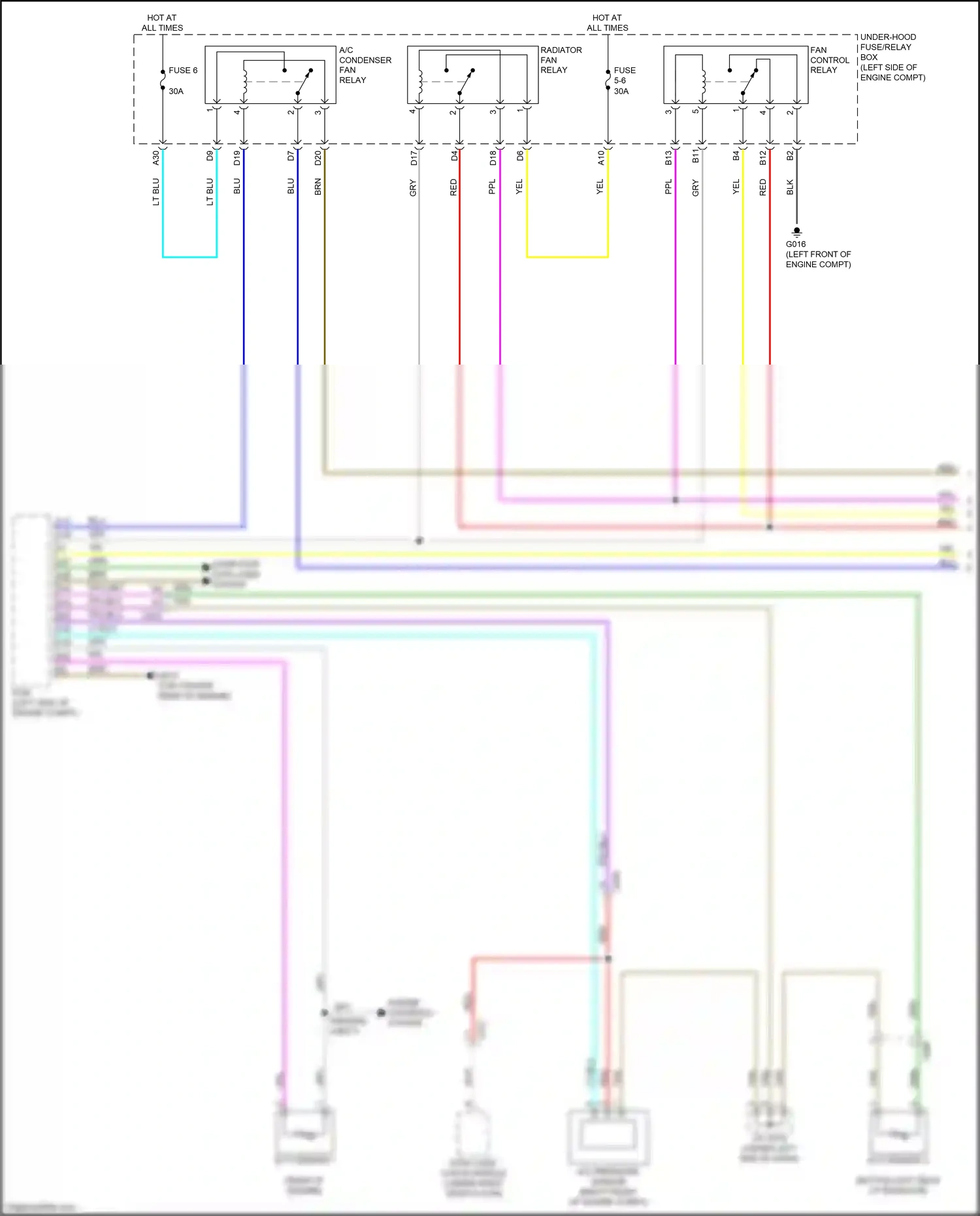 Wiring diagram evap leak check module for Honda CR-V VI (2022-2024) (2 of 4)