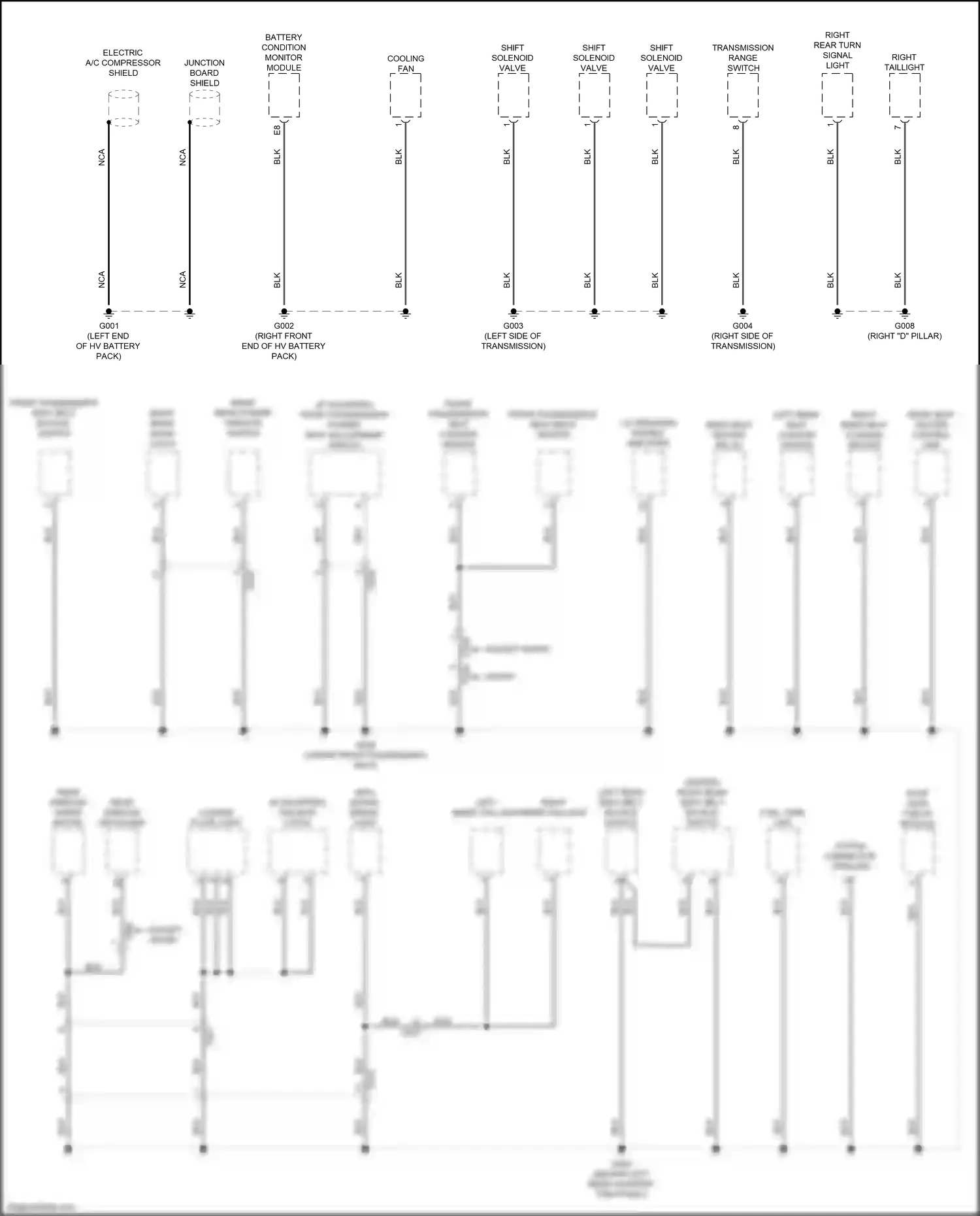 Wiring diagram evap leak check module for Honda CR-V VI (2022-2024) (4 of 4)