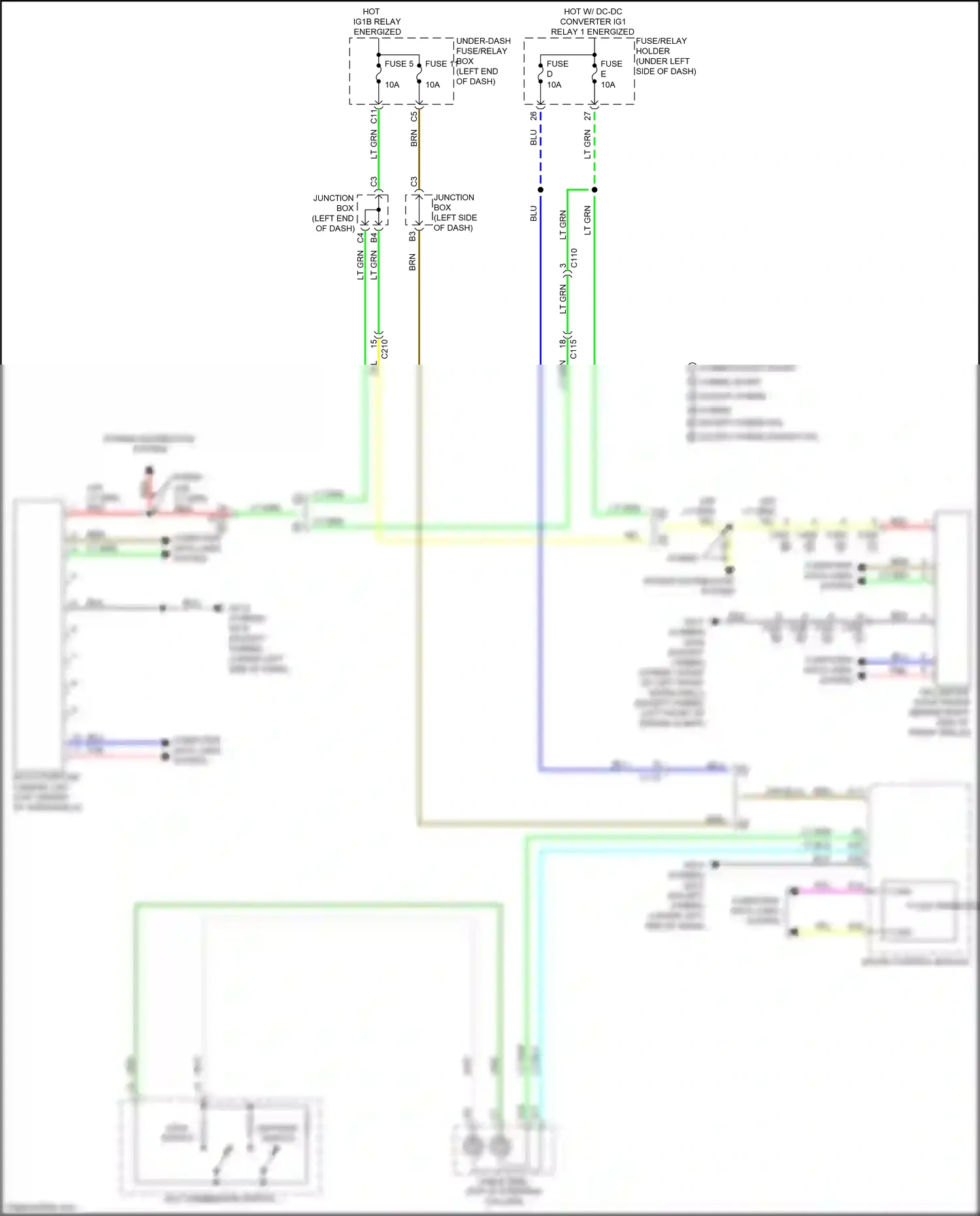 Wiring diagram multi-purpose camera unit for Honda CR-V VI (2022-2024) (5 of 7)