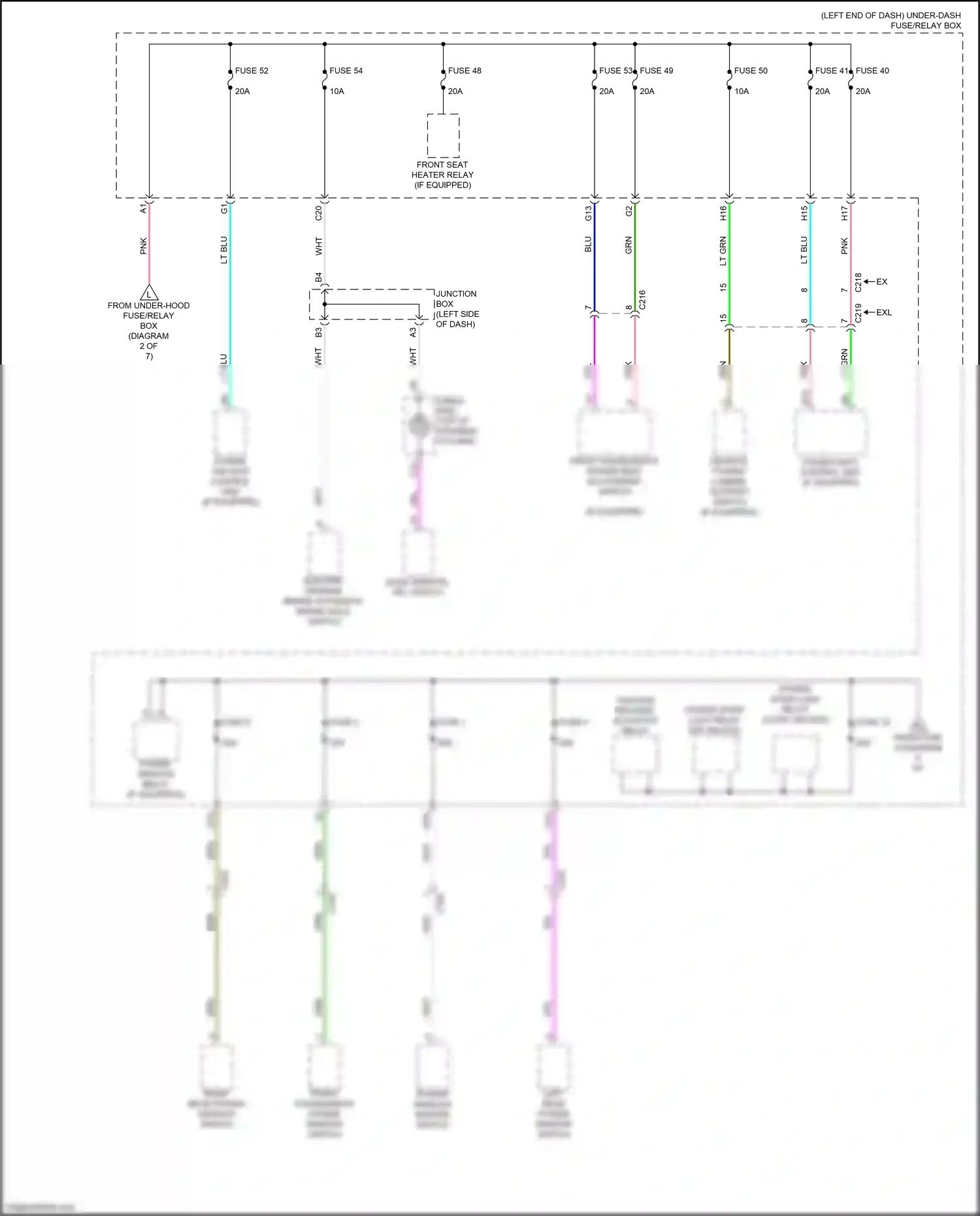 Wiring diagram power tailgate control unit for Honda CR-V VI (2022-2024) (4 of 19)