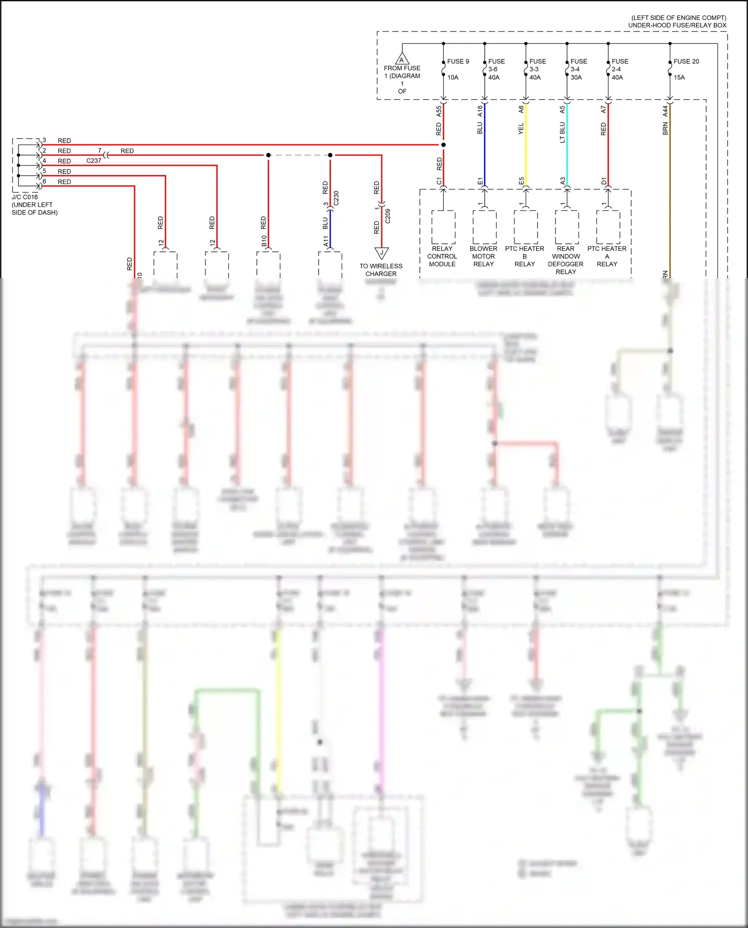 Wiring diagram power tailgate control unit for Honda CR-V VI (2022-2024) (6 of 19)