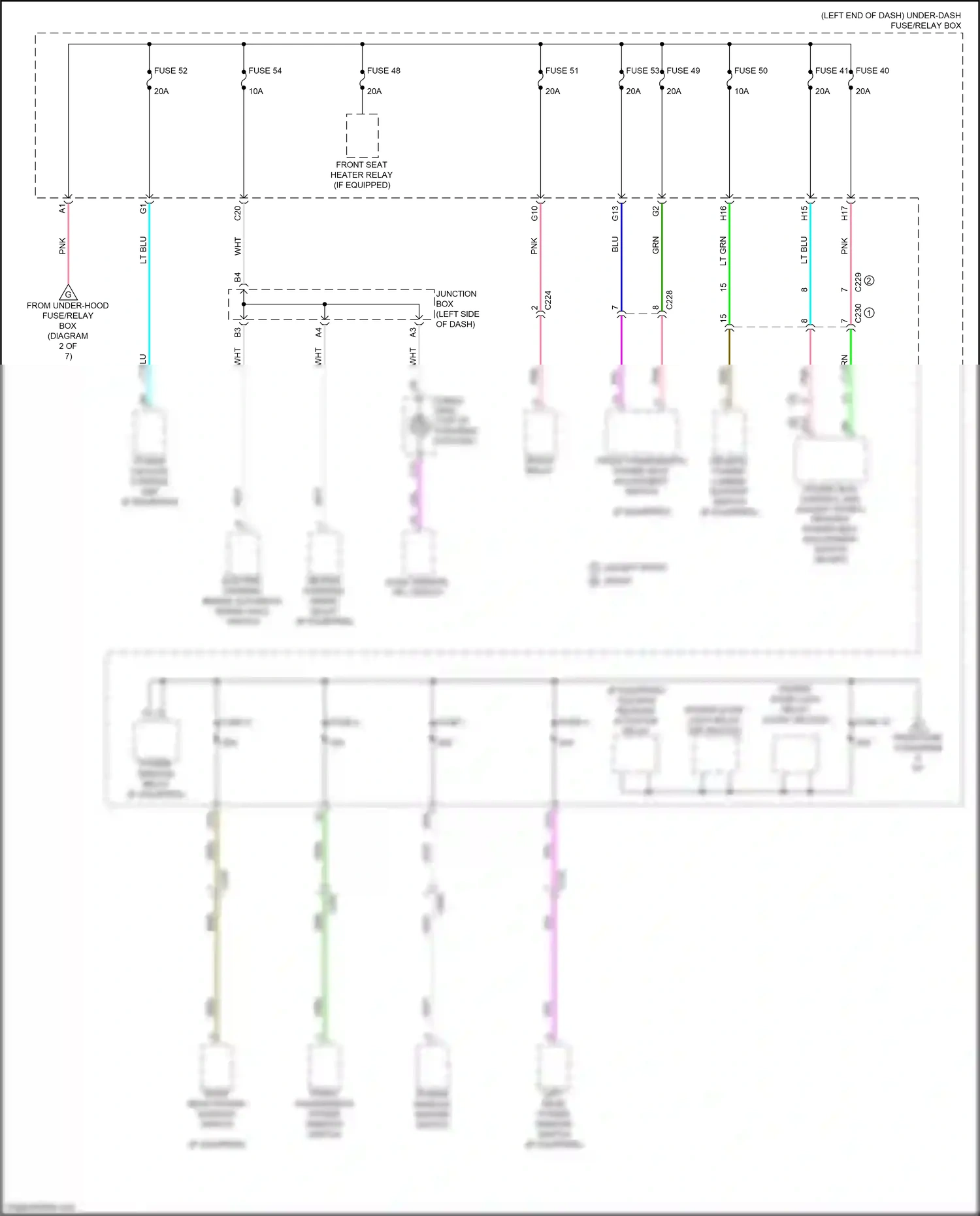 Wiring diagram power window master switch for Honda CR-V VI (2022-2024) (4 of 17)