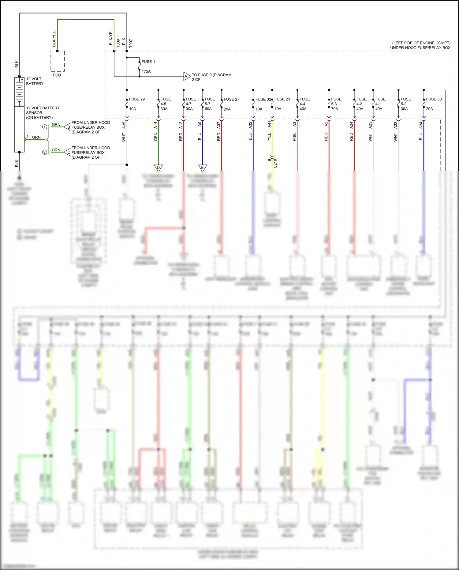 Wiring diagram relay control module for Honda CR-V VI (2022-2024) (7 of 23)