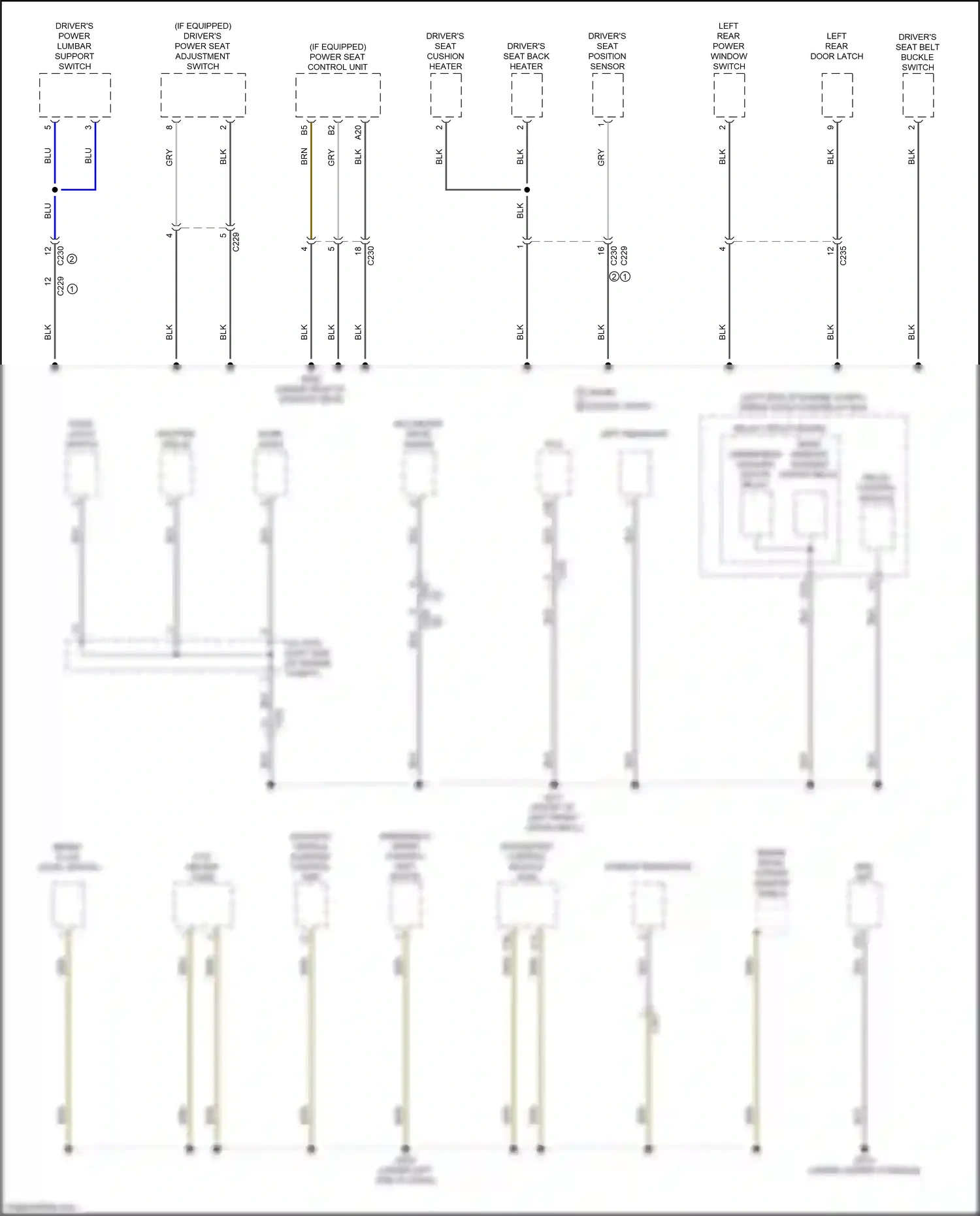 Wiring diagram relay control module for Honda CR-V VI (2022-2024) (16 of 23)