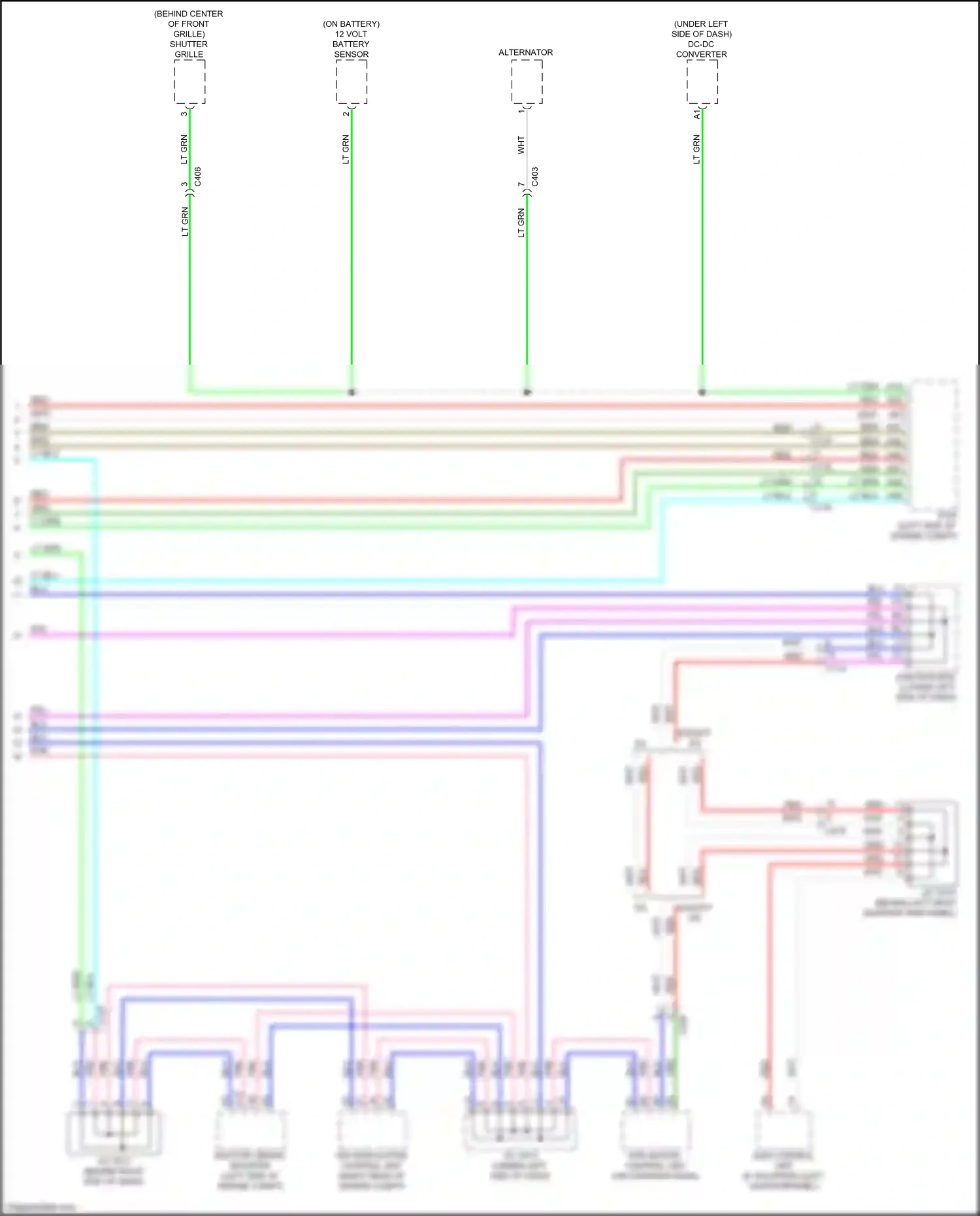 Wiring diagram vsa modulator control unit for Honda CR-V VI (2022-2024) (3 of 15)