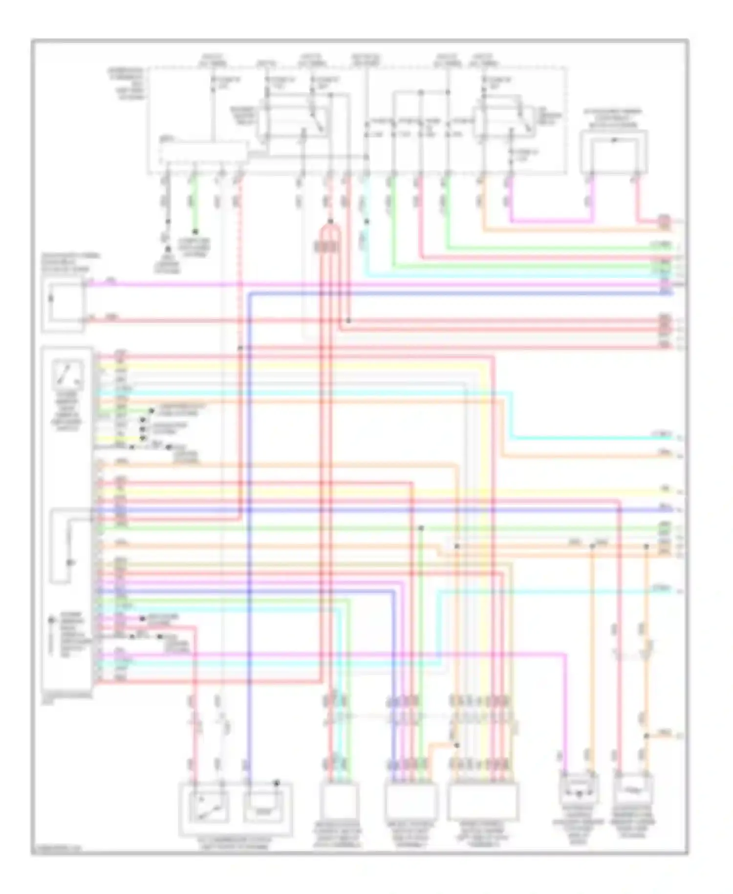 CR-Z Honda I (2010-2016): Automatic a/c circuit (1 of 2)
