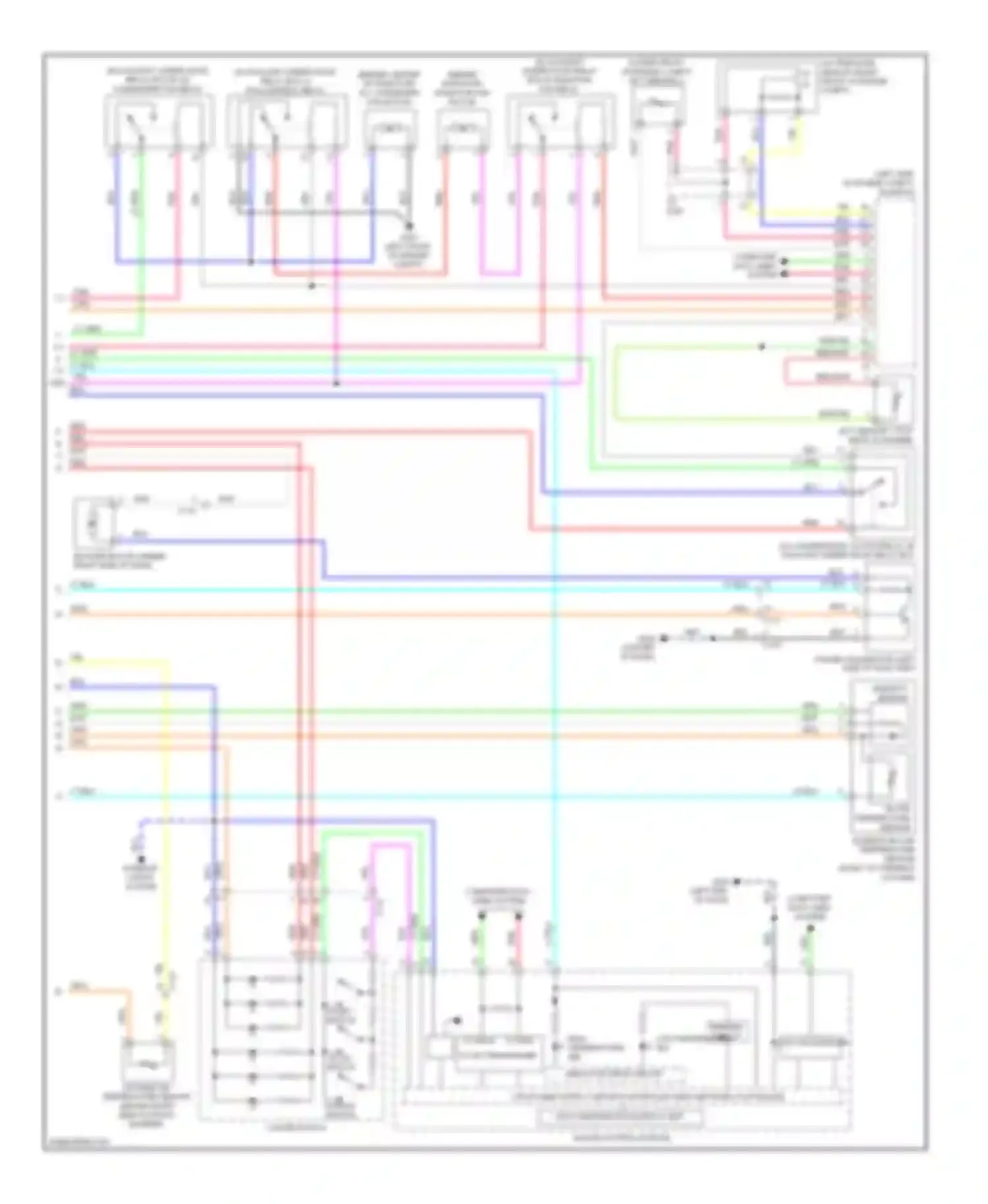 CR-Z Honda I (2010-2016): Automatic a/c circuit (2 of 2)