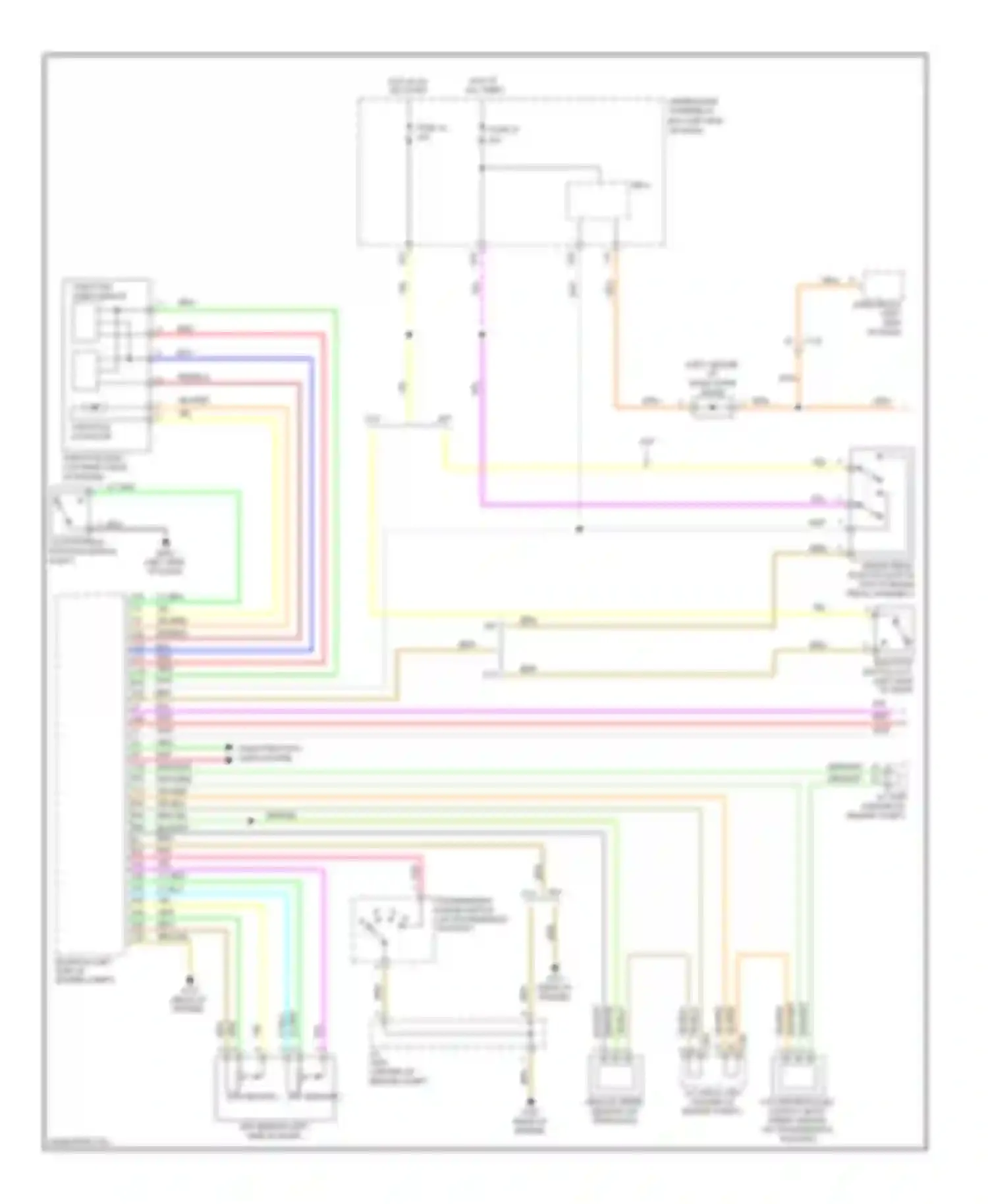 CR-Z Honda I (2010-2016): Cruise control circuit (1 of 2)