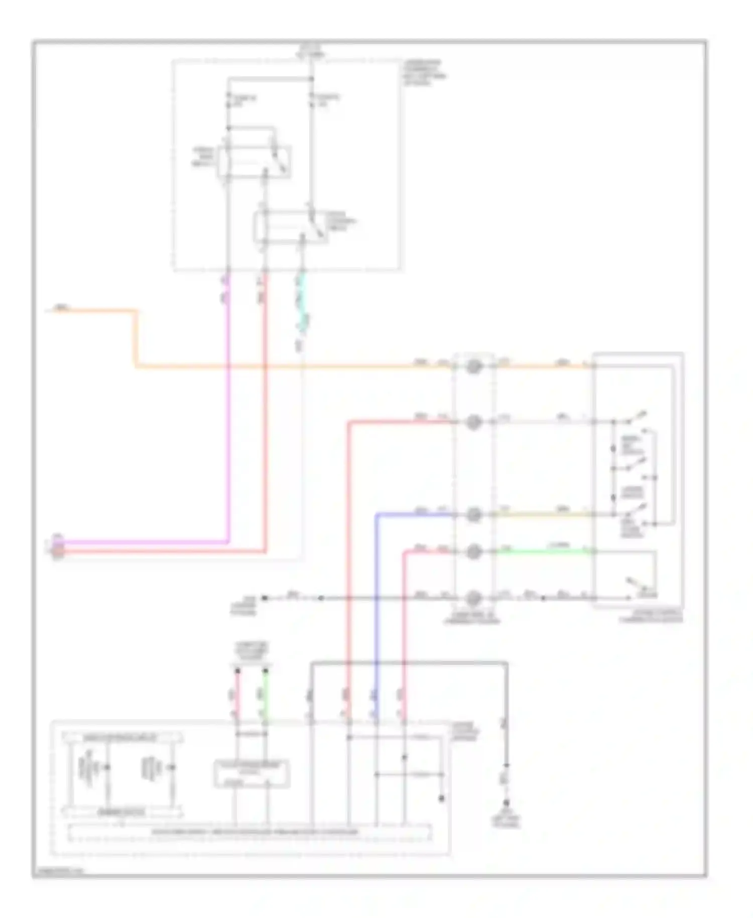 CR-Z Honda I (2010-2016): Cruise control circuit (2 of 2)