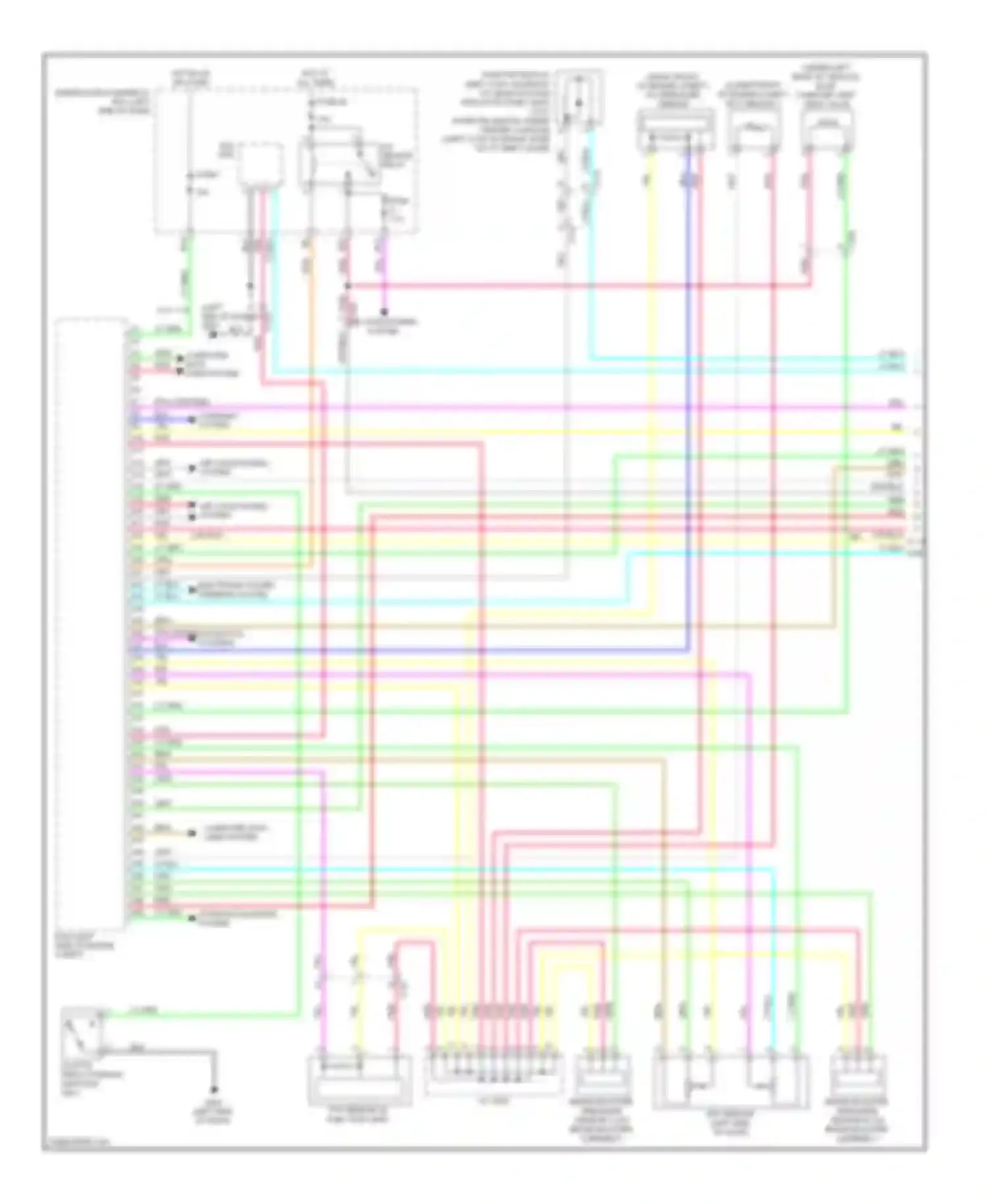 CR-Z Honda I (2010-2016): Wiring diagram engine performance 1.5l, engine controls circuit (1 of 5)