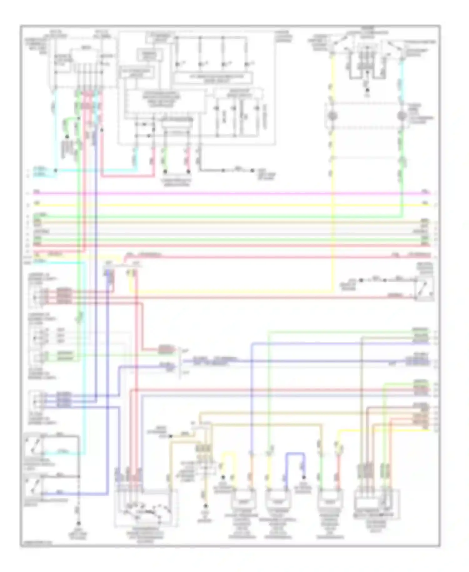 CR-Z Honda I (2010-2016): Wiring diagram engine performance 1.5l, engine controls circuit (2 of 5)