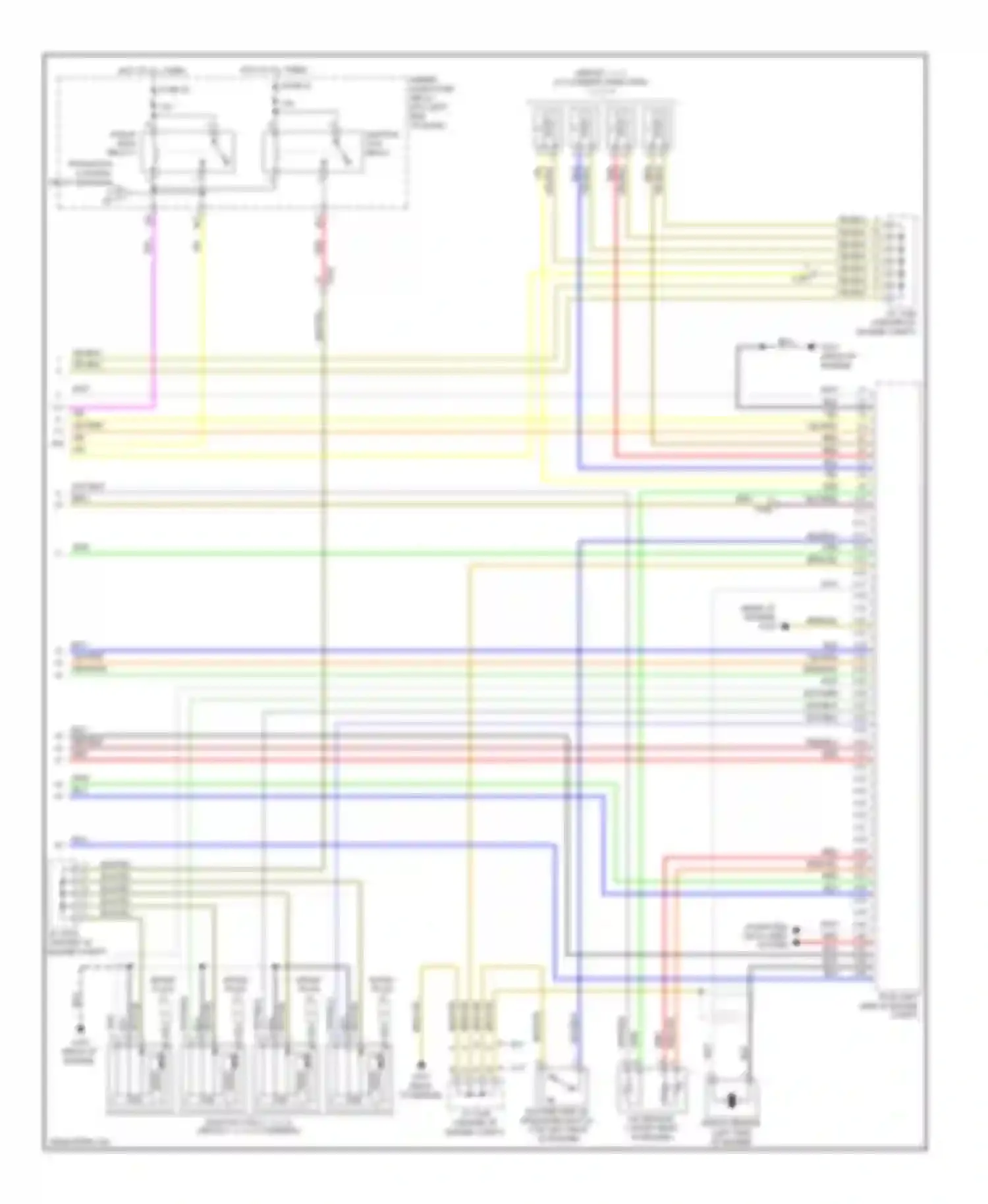CR-Z Honda I (2010-2016): Wiring diagram engine performance 1.5l, engine controls circuit (5 of 5)