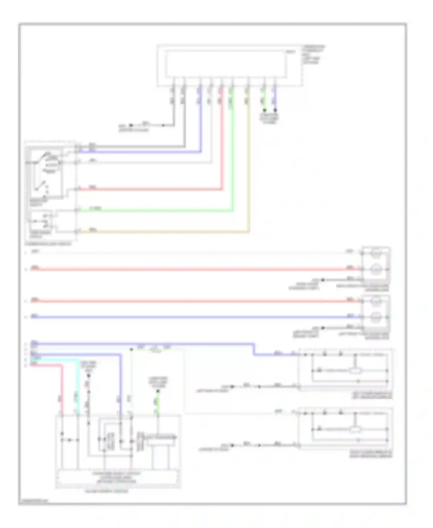 CR-Z Honda I (2010-2016): Exterior lamps circuit (2 of 2)