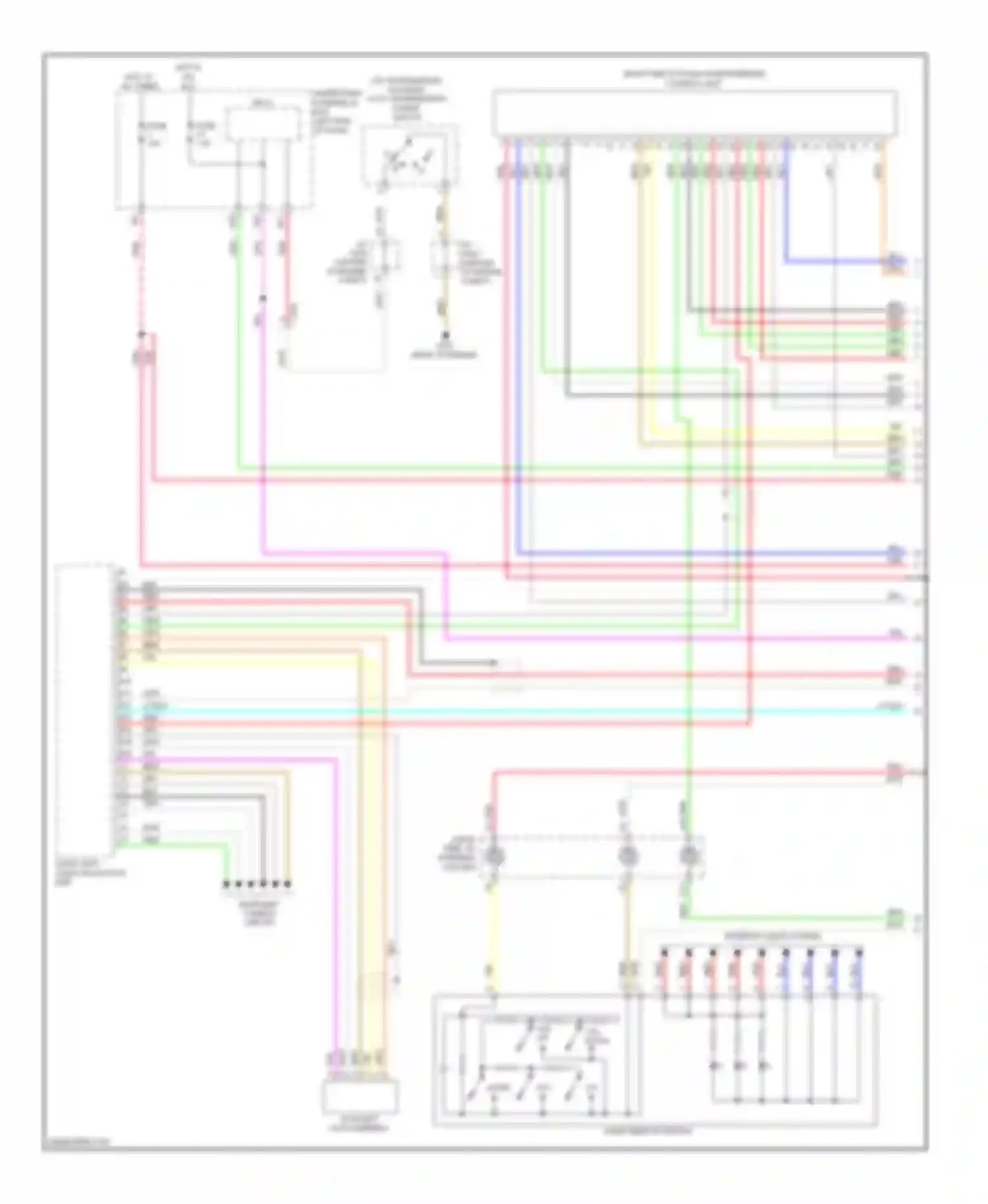 CR-Z Honda I (2010-2016): Navigation circuit (1 of 3)