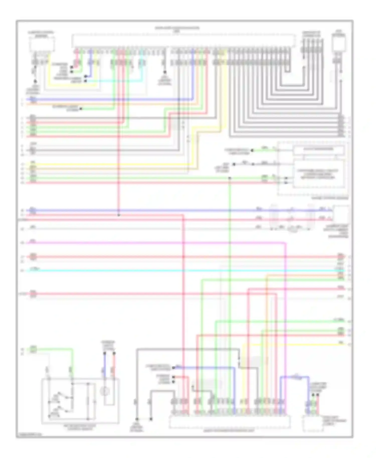 CR-Z Honda I (2010-2016): Navigation circuit (2 of 3)