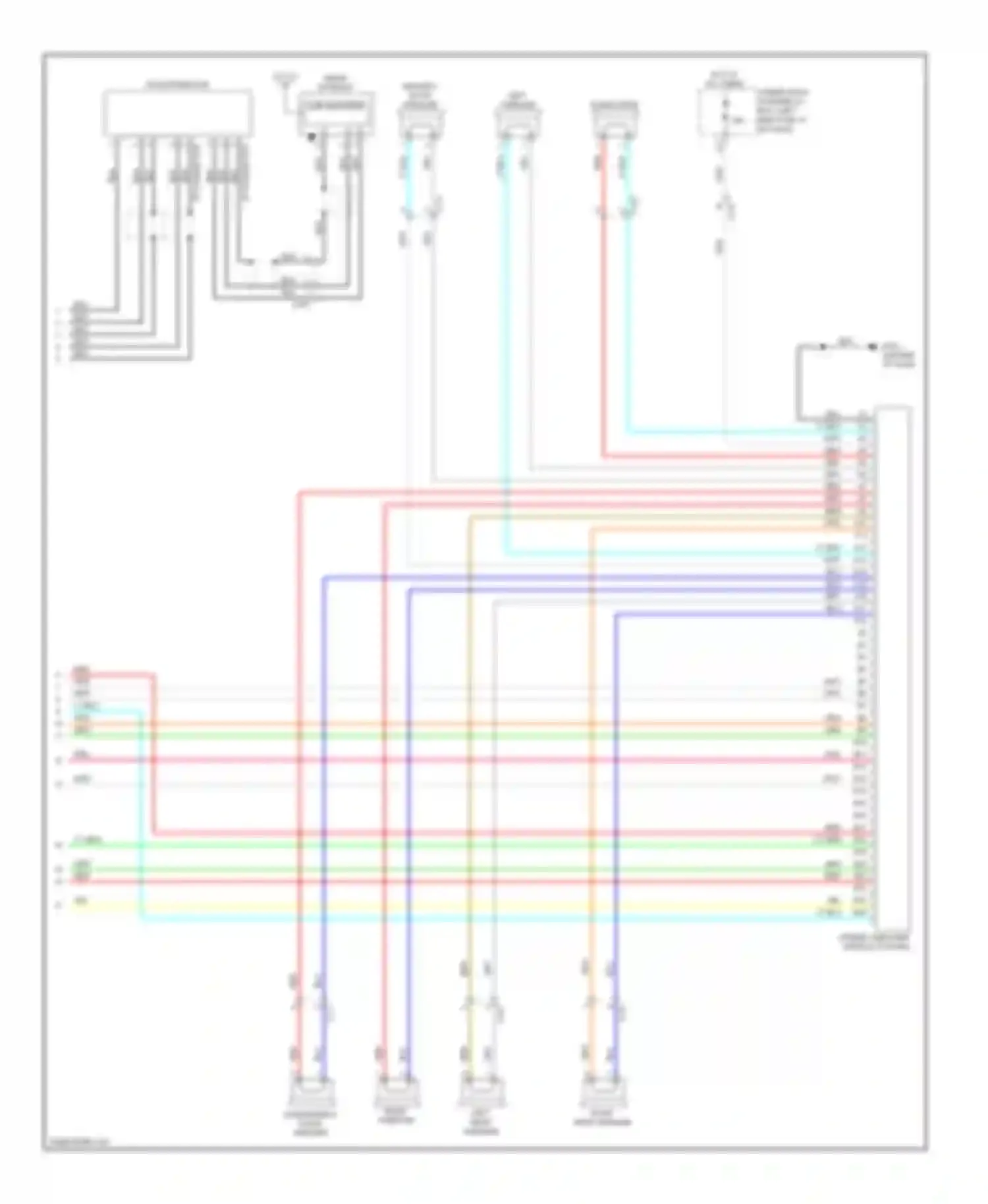 CR-Z Honda I (2010-2016): Navigation circuit (3 of 3)