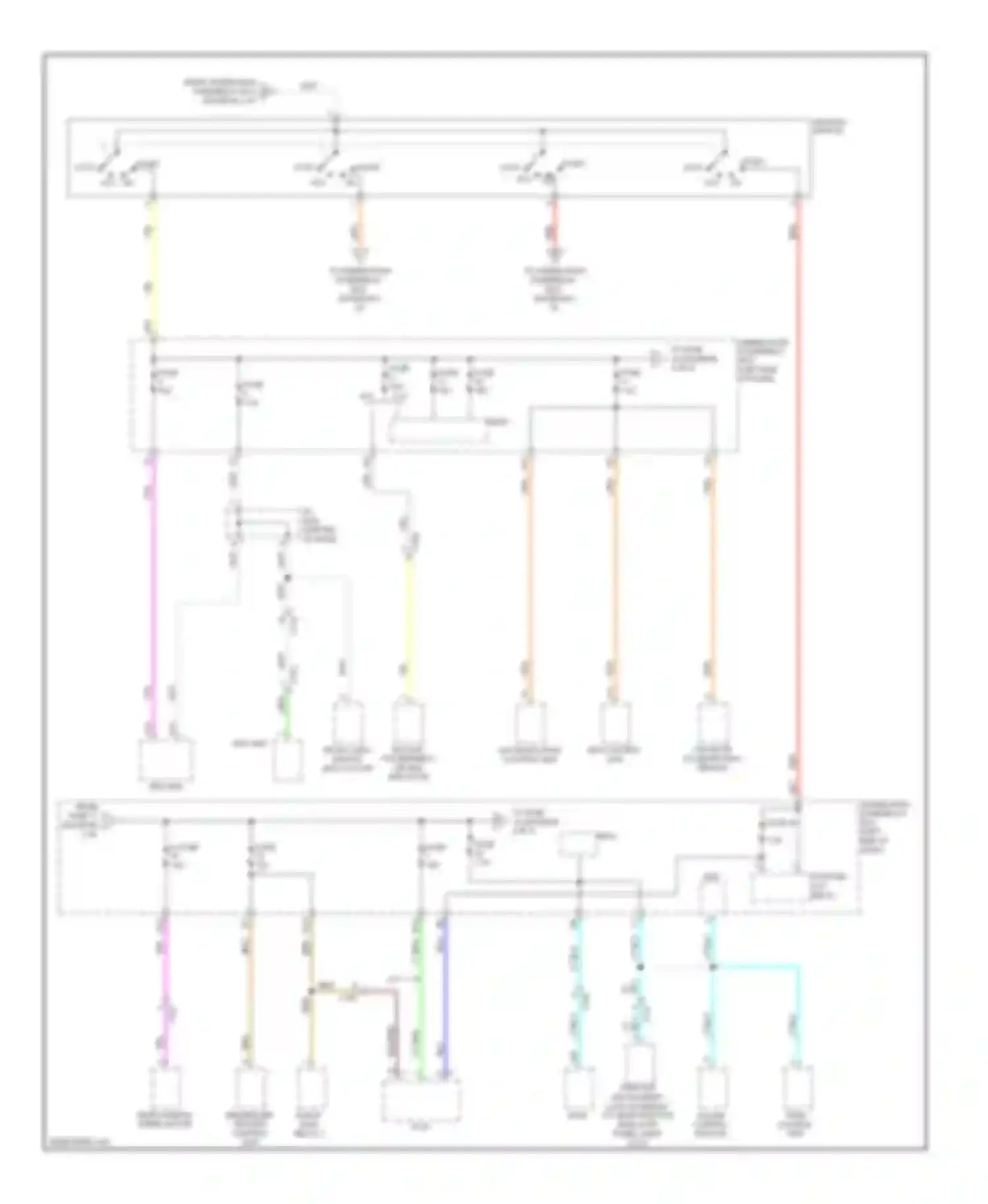 CR-Z Honda I (2010-2016): Power distribution circuit (3 of 4)