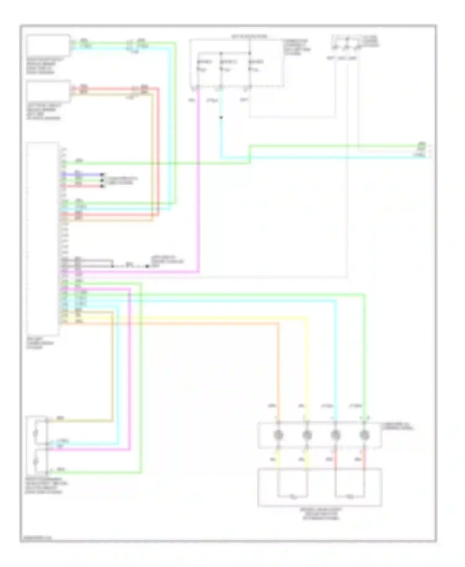 CR-Z Honda I (2010-2016): Supplemental restraints circuit (1 of 3)