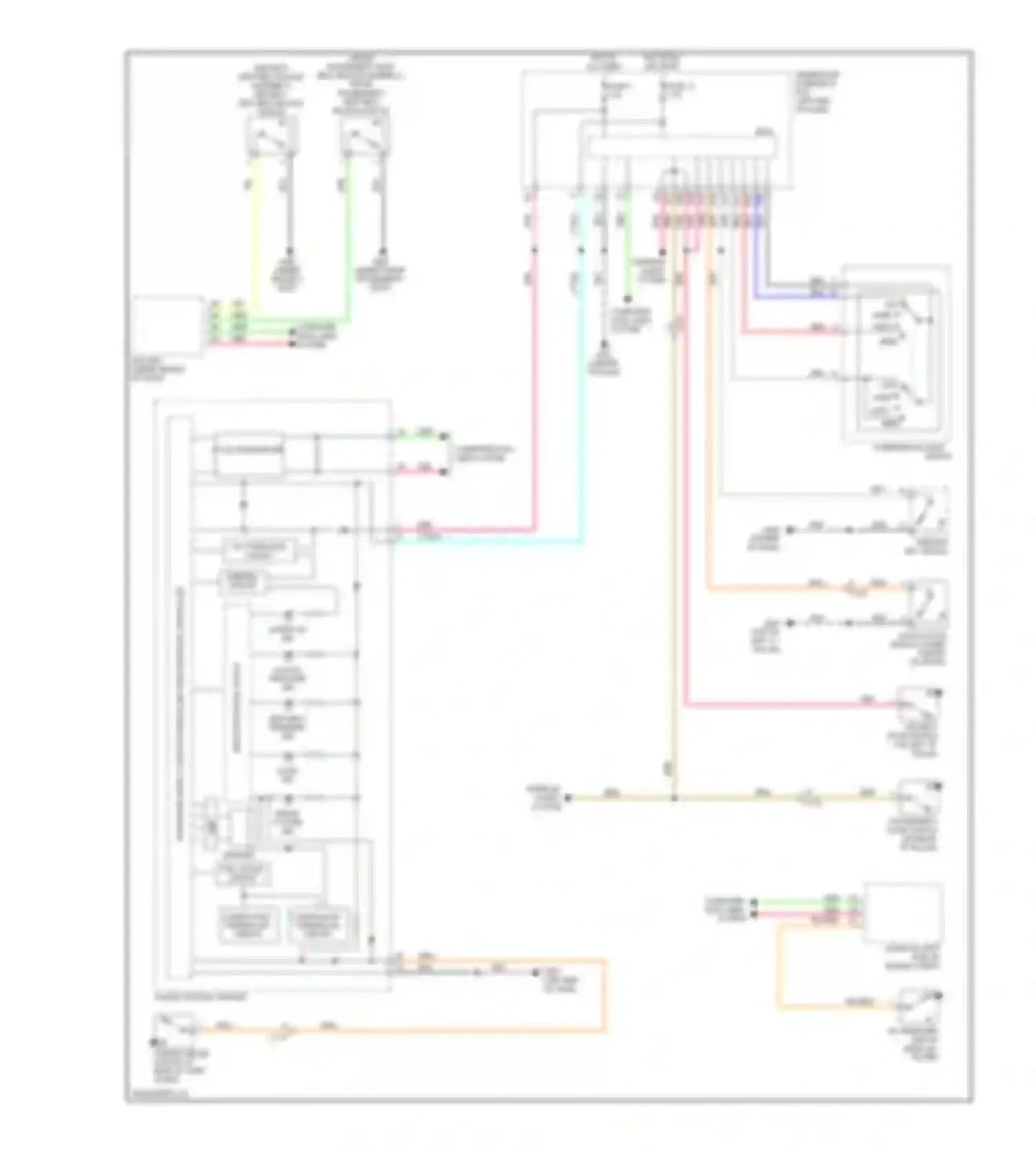 CR-Z Honda I (2010-2016): Chime circuit