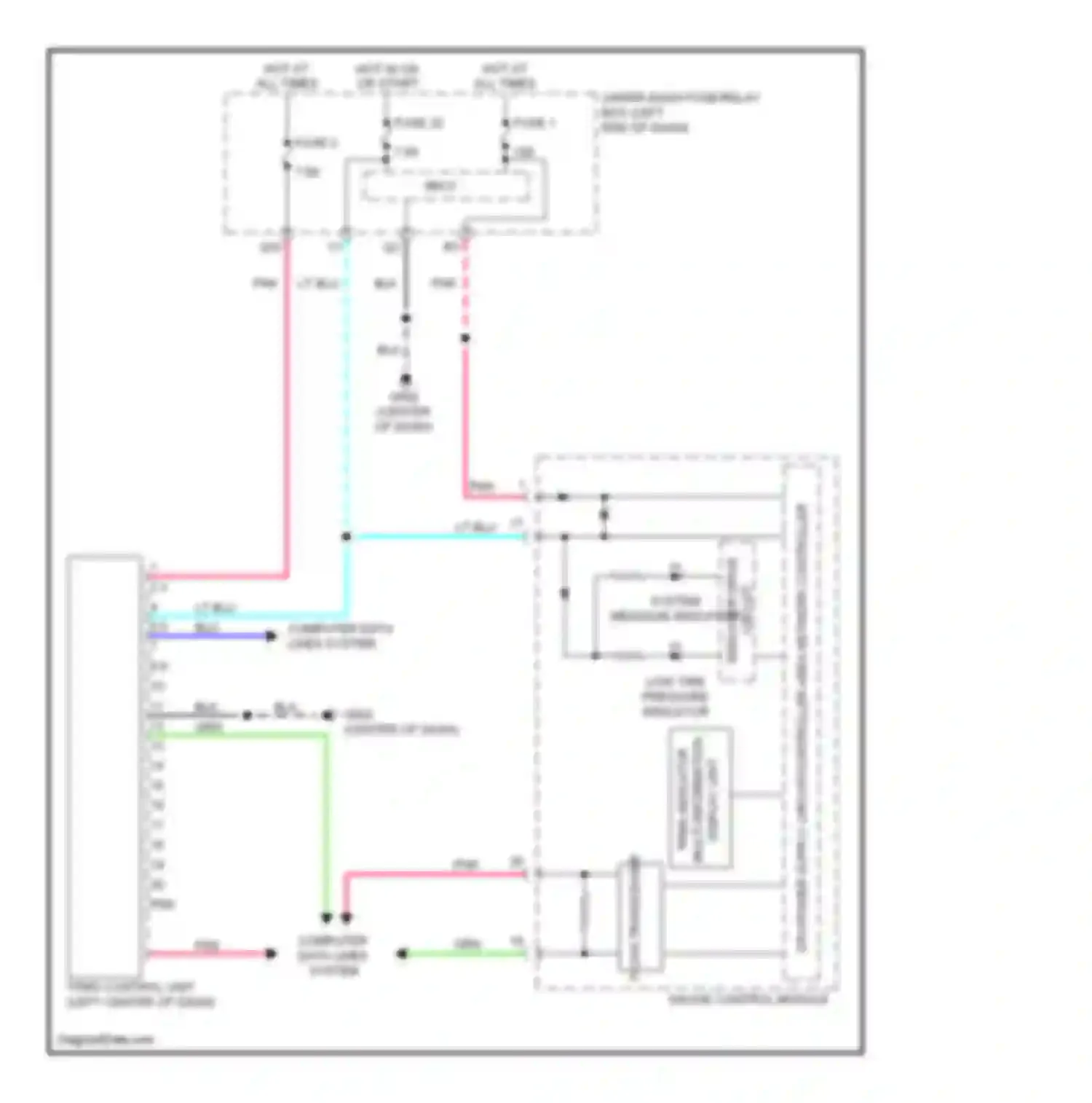 CR-Z Honda I (2010-2016): Tire pressure monitoring circuit