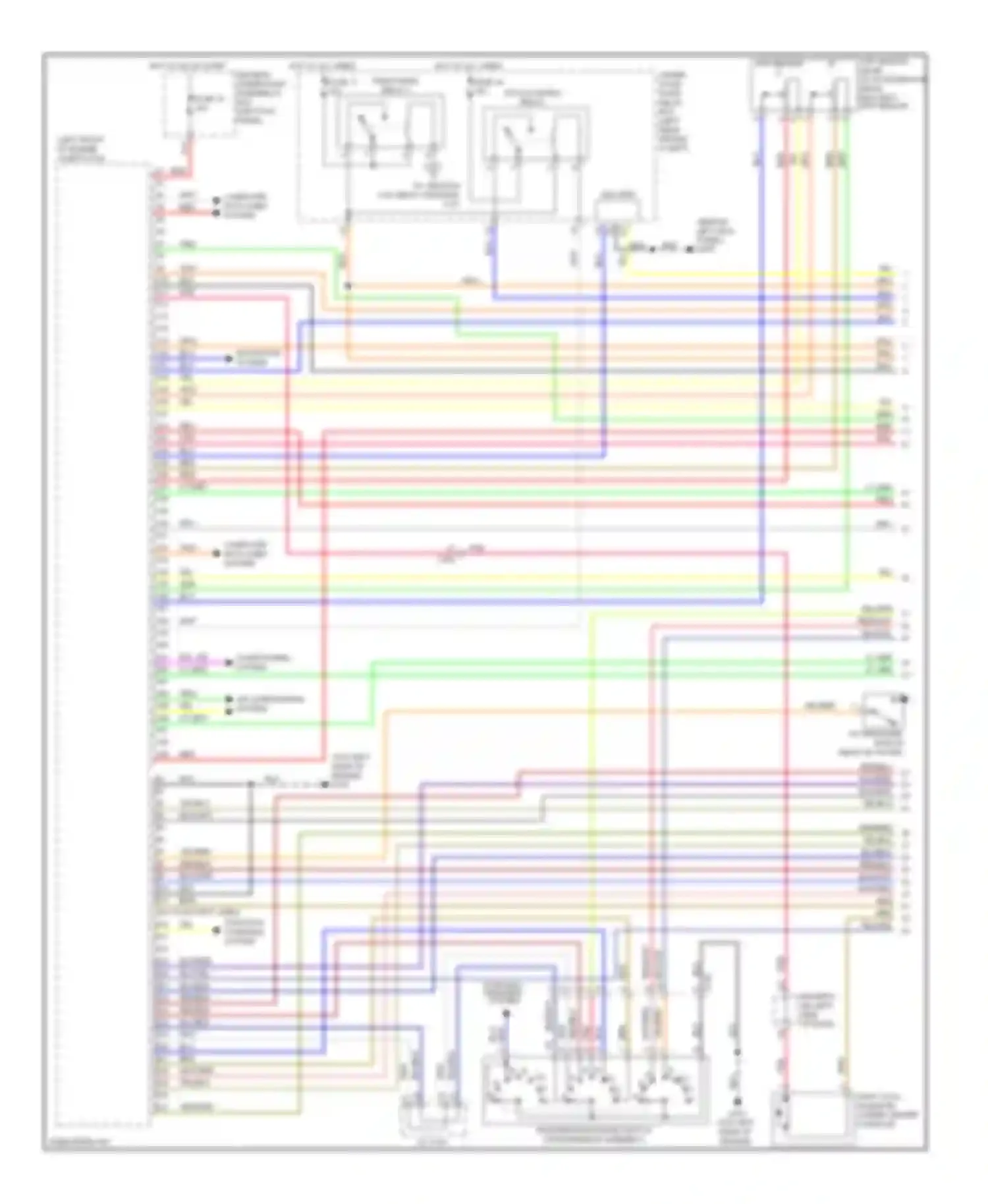 Crosstour Honda I facelift (2012-2015): Wiring diagram engine performance 2.4l (1 of 5)