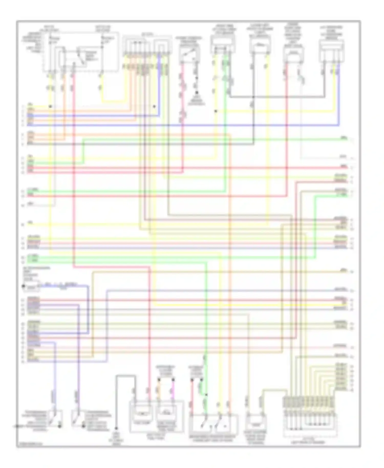 Crosstour Honda I facelift (2012-2015): Wiring diagram engine performance 2.4l (2 of 5)