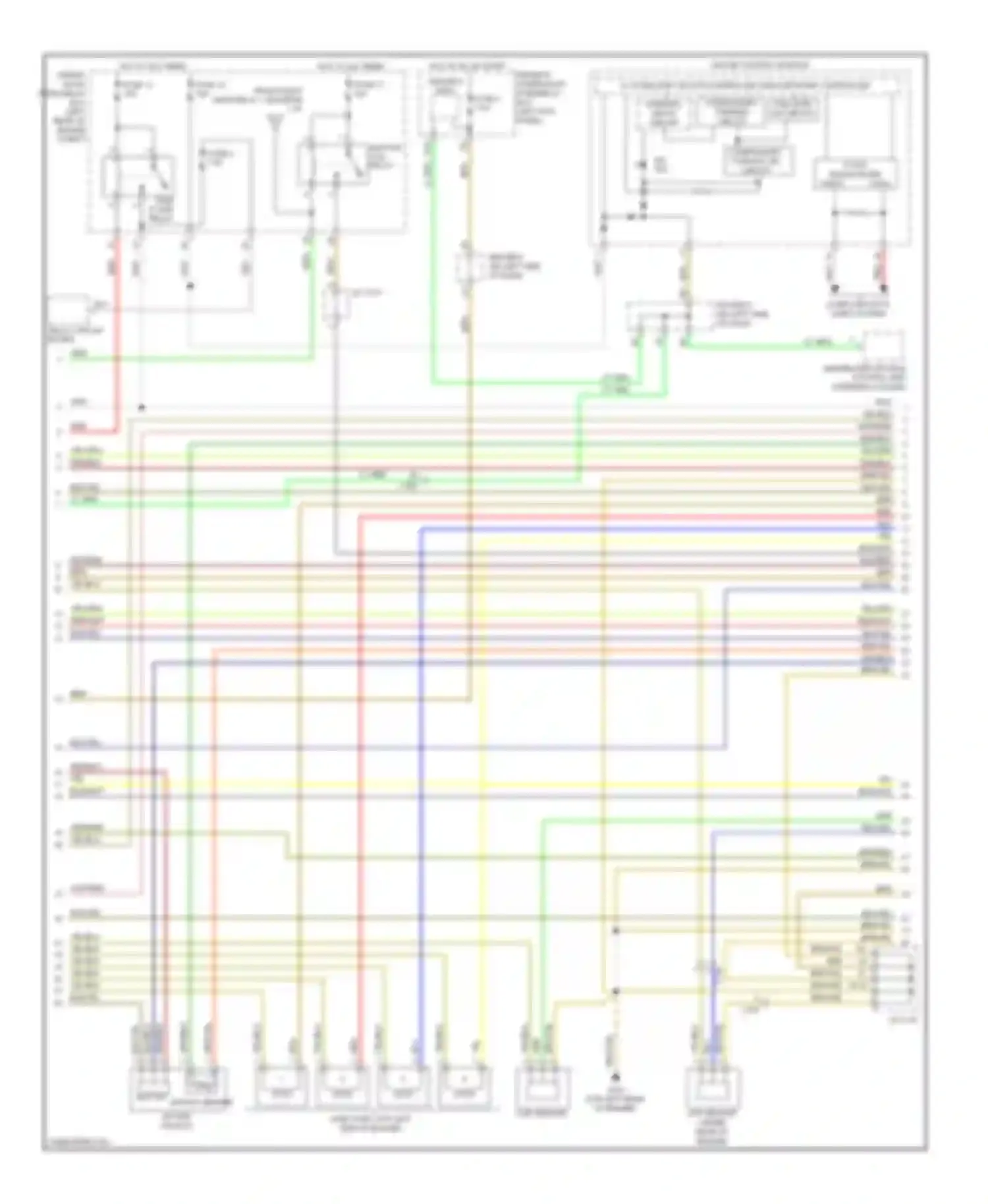 Crosstour Honda I facelift (2012-2015): Wiring diagram engine performance 2.4l (3 of 5)